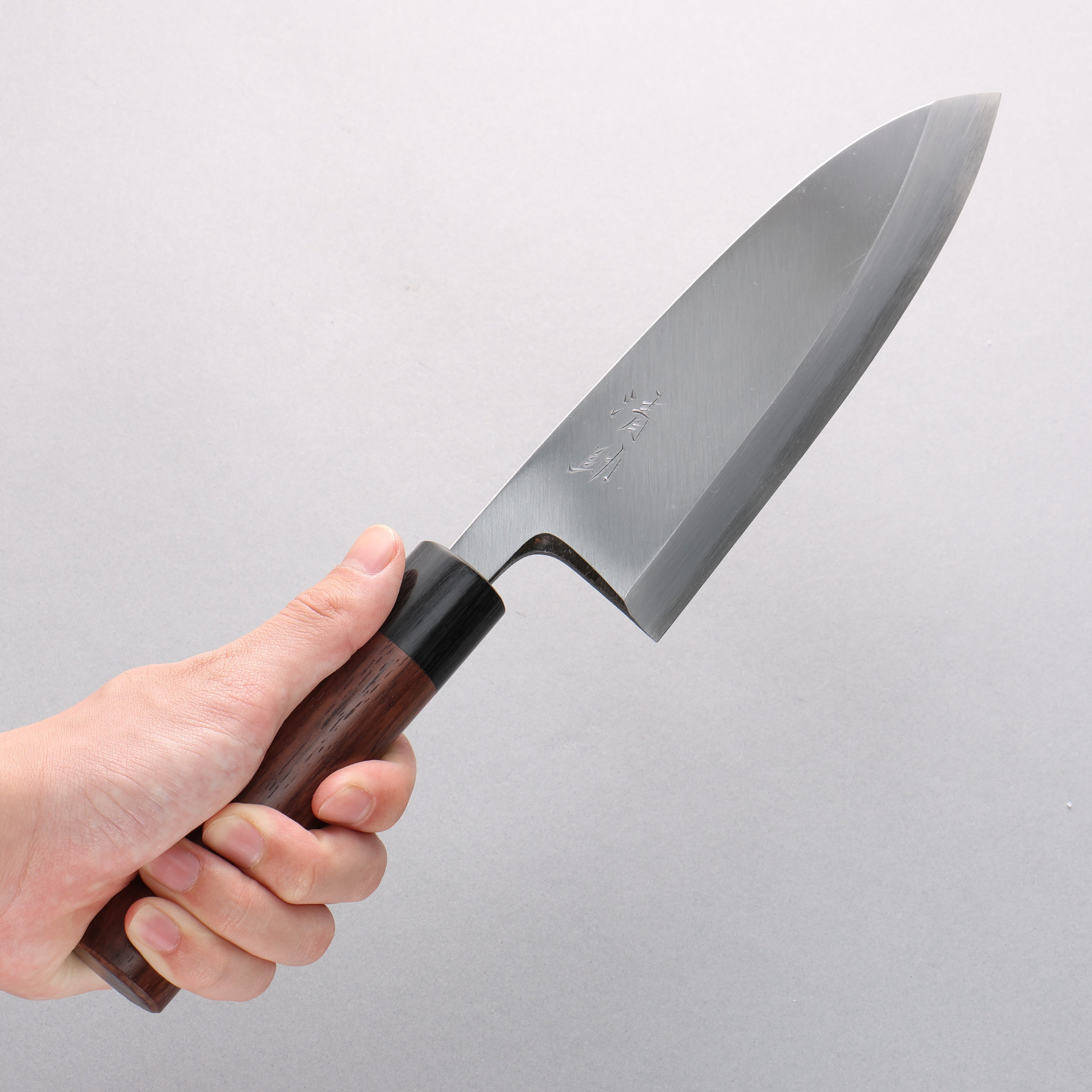 Seisuke White Steel Kasumitogi Deba 180mm Rosewood Handle - Japanny - Best Japanese Knife
