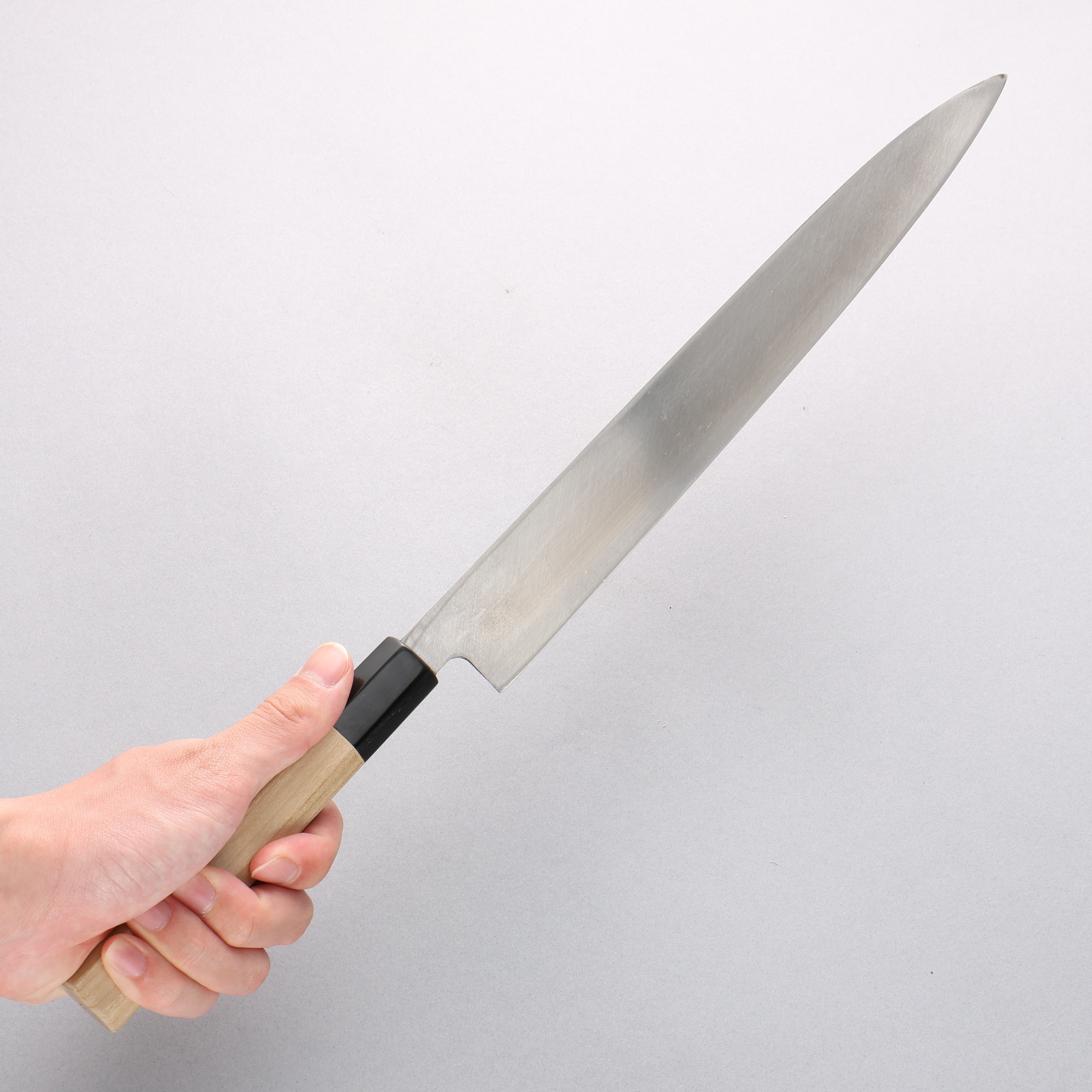 Seisuke [Left Handed] Molybdenum Kasumitogi Yanagiba 300mm - Japanny - Best Japanese Knife