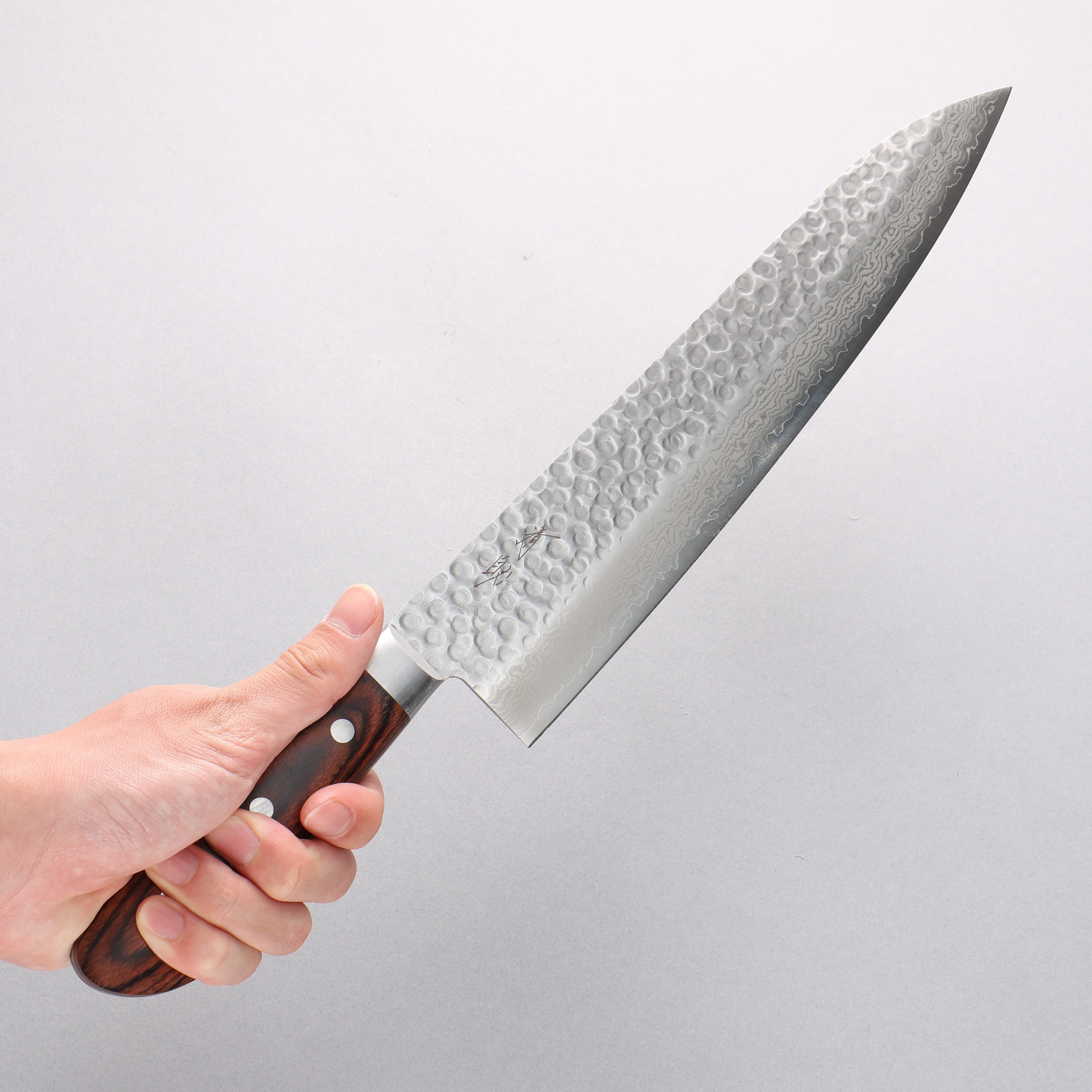 Seisuke VG10 17 Layer Damascus Gyuto 270mm Mahogany Handle - Japanny - Best Japanese Knife