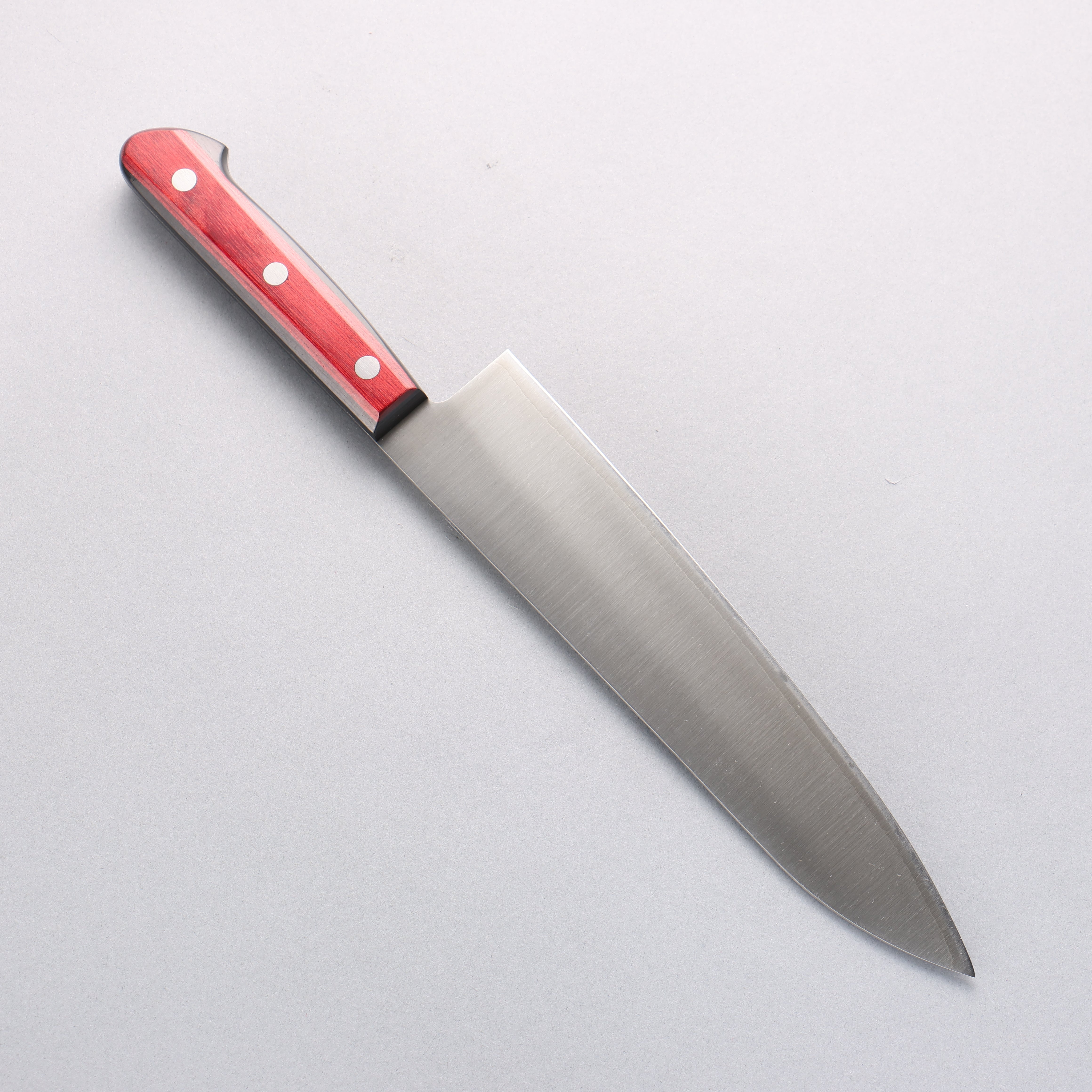 Seisuke SLD Migaki Polish Finish Gyuto 210mm Red Pakka wood Handle - Japanny - Best Japanese Knife