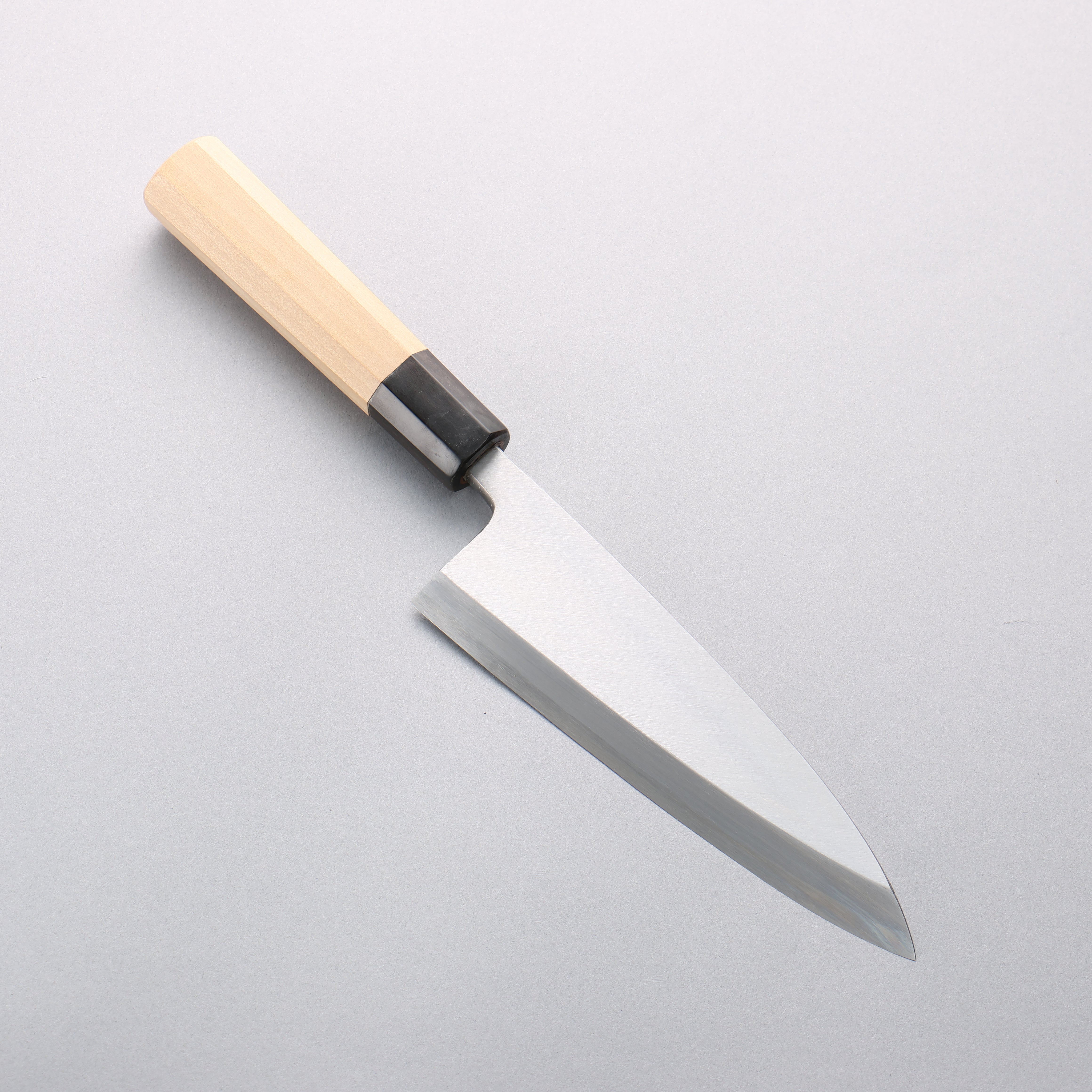 Minamoto Akitada Blue Steel No.2 Aideba 165mm Magnolia (Ferrule: Water Buffalo Horn) Handle - Japanny - Best Japanese Knife