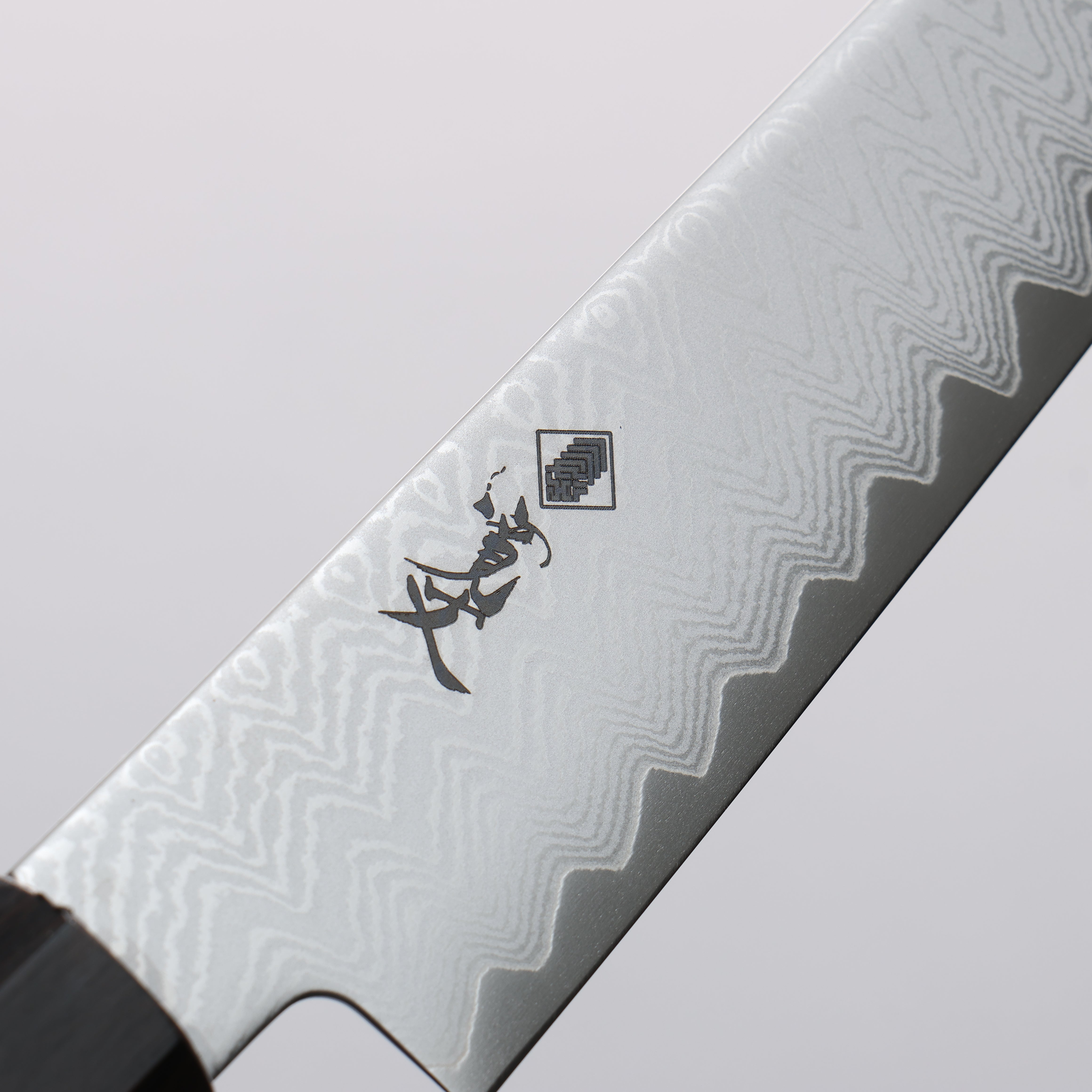 Kanjyo VG10 Damascus Petty-Utility 150mm Ebony Wood Handle - Japanny - Best Japanese Knife