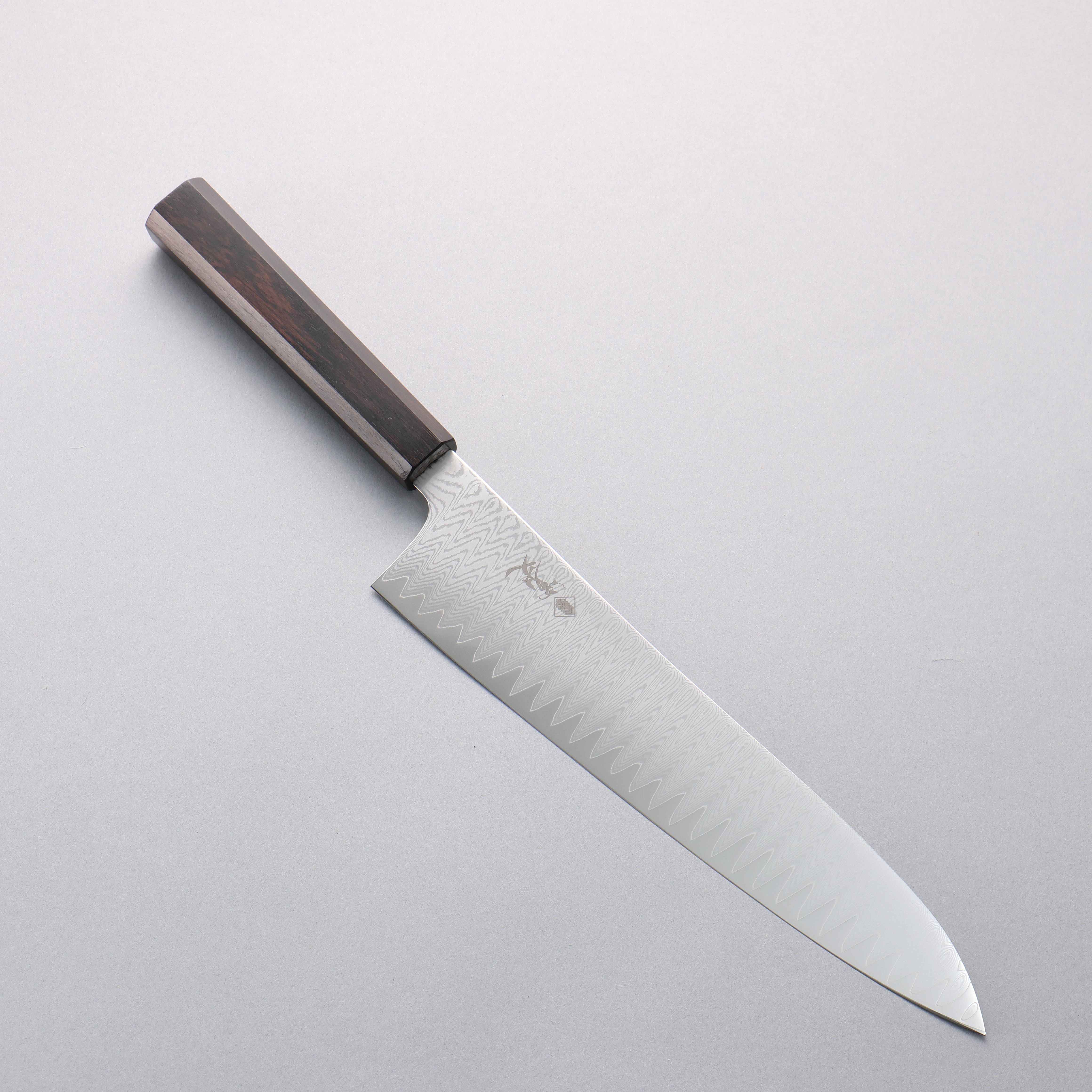 Kanjyo VG10 Damascus Gyuto 240mm Ebony Wood Handle - Japanny - Best Japanese Knife