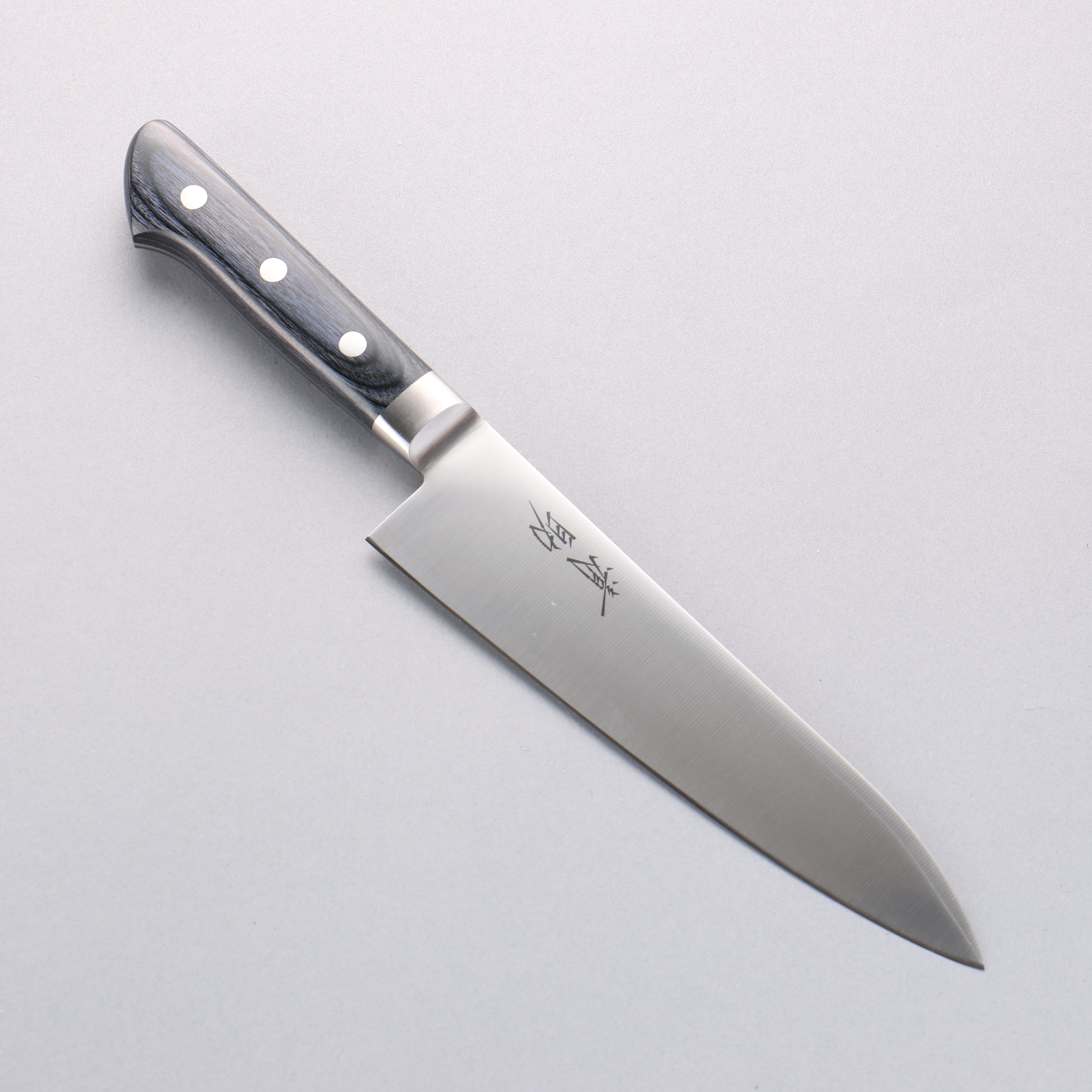 Seisuke Seiten Molybdenum Gyuto 180mm Navy blue Pakka wood Handle - Japanny - Best Japanese Knife