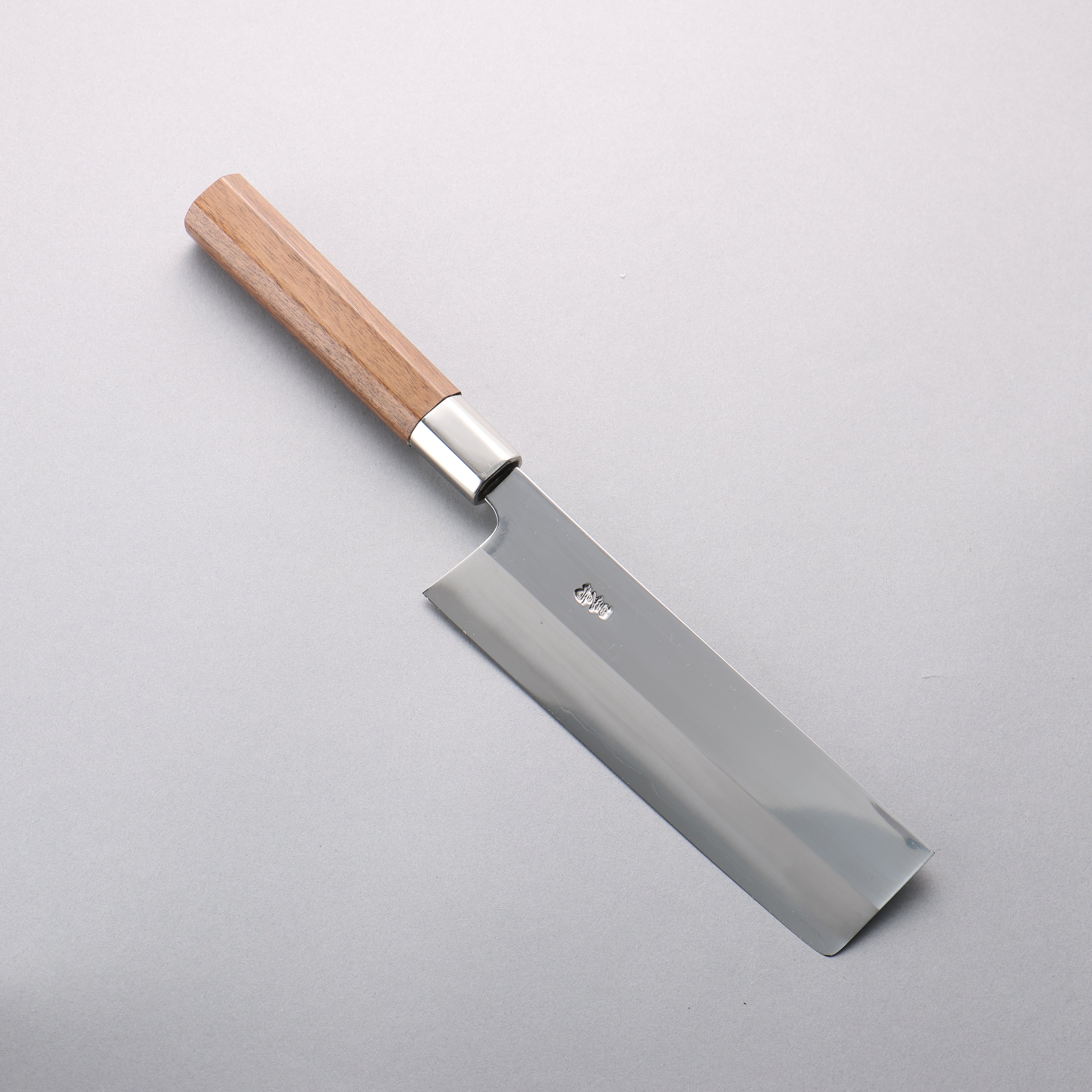 Kurotori Silver Steel No.3 Migaki Finished Nakiri 170mm Walnut Handle - Japanny - Best Japanese Knife