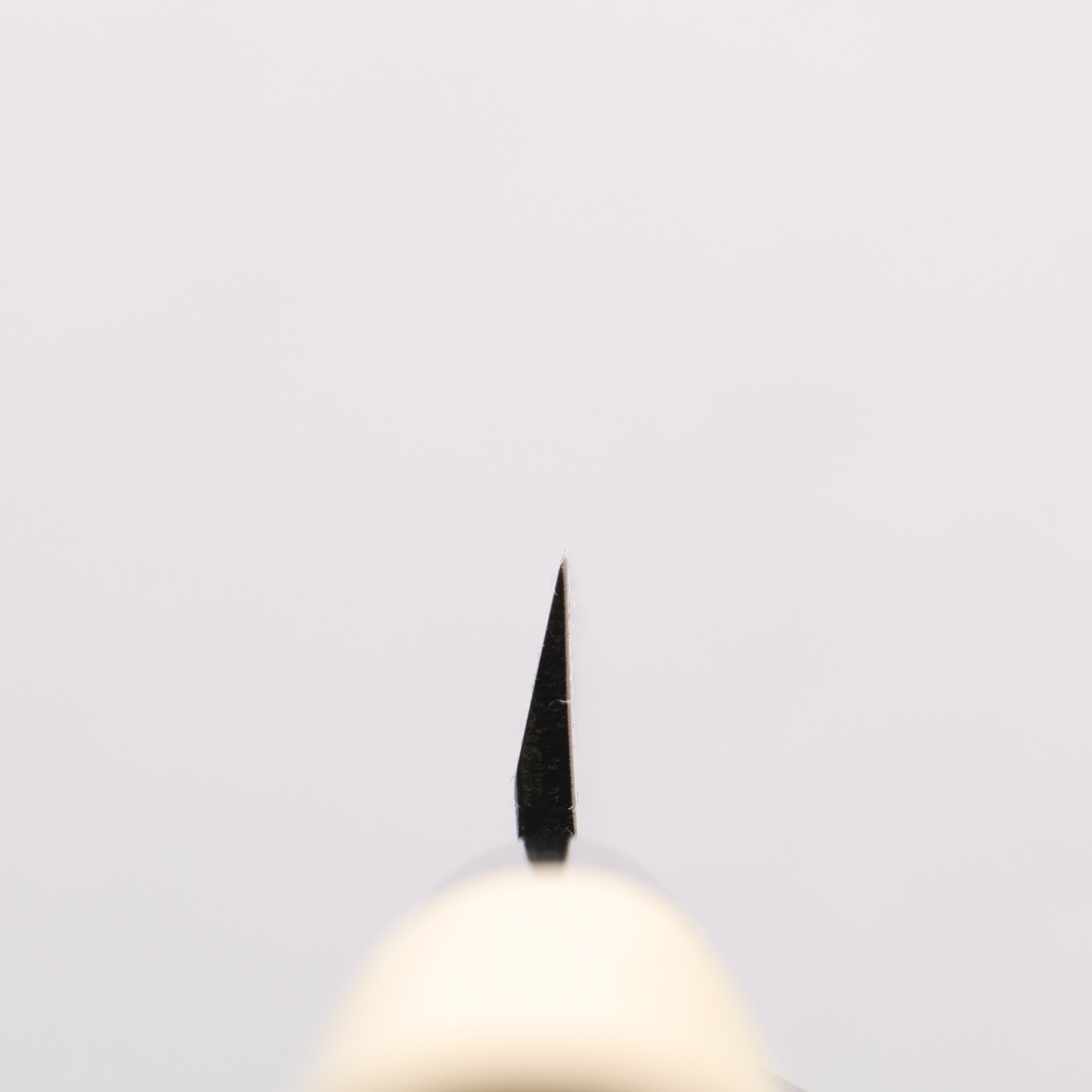 Sakai Takayuki Blue Steel No.2 Black Finished Vertical Stripes Ajikiri 75mm Magnolia (Ferrule: Black Plastic) Handle - Japanny - Best Japanese Knife