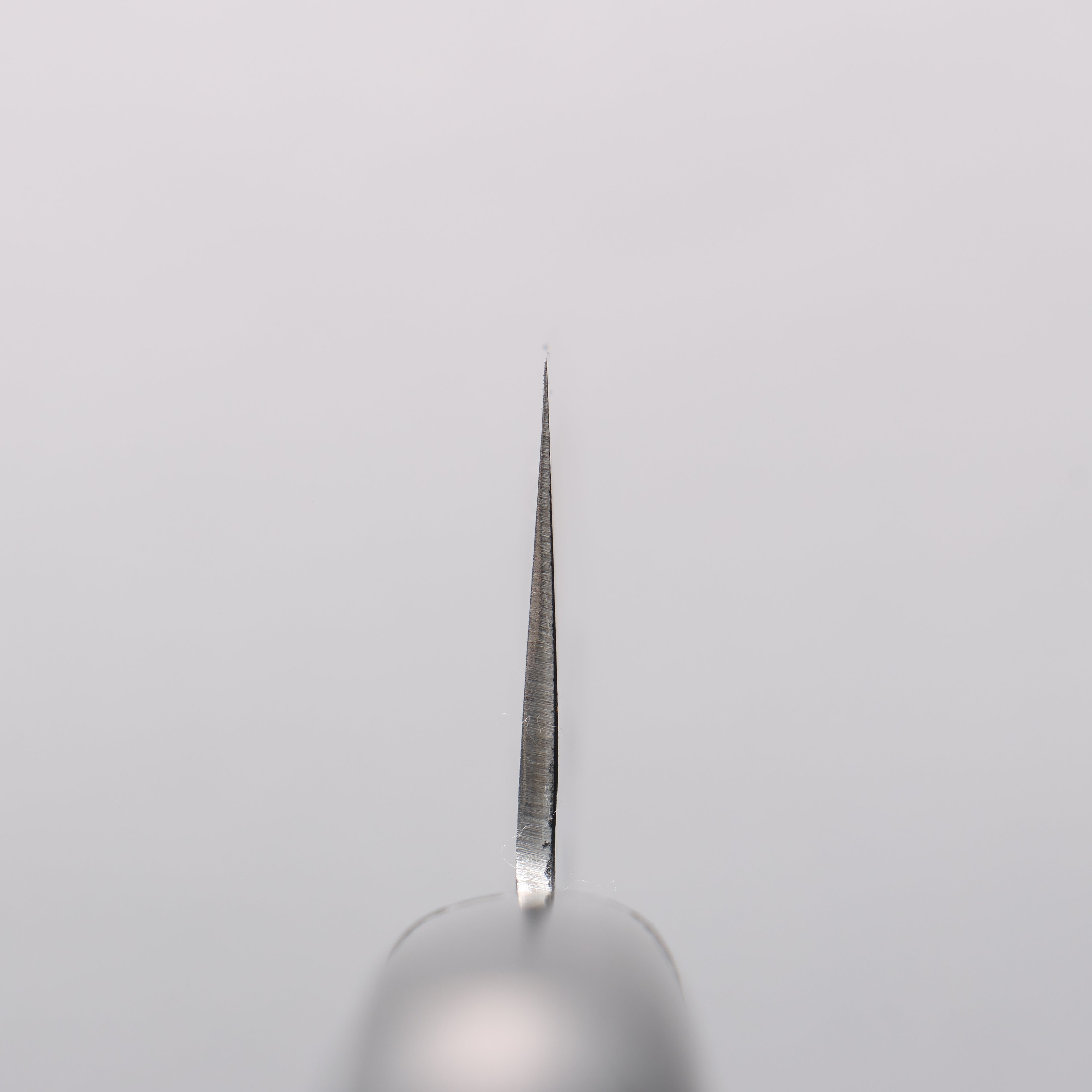 Seisuke Blue Steel Hammered Ribbed Santoku 180mm Black Pakka wood Handle - Japanny - Best Japanese Knife