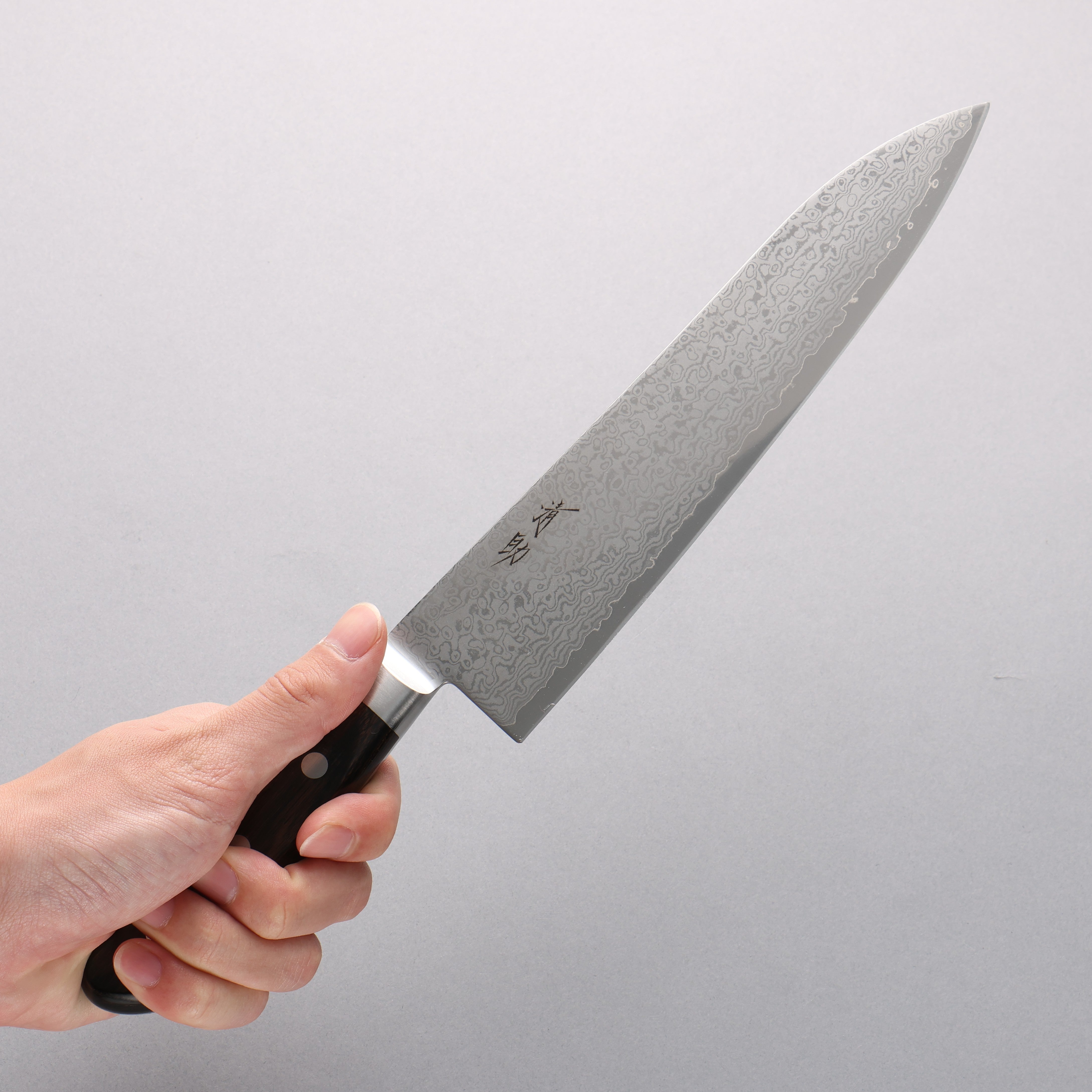 Seisuke VG10 33 Layer Gyuto 210mm Brown Pakka wood Handle - Japanny - Best Japanese Knife