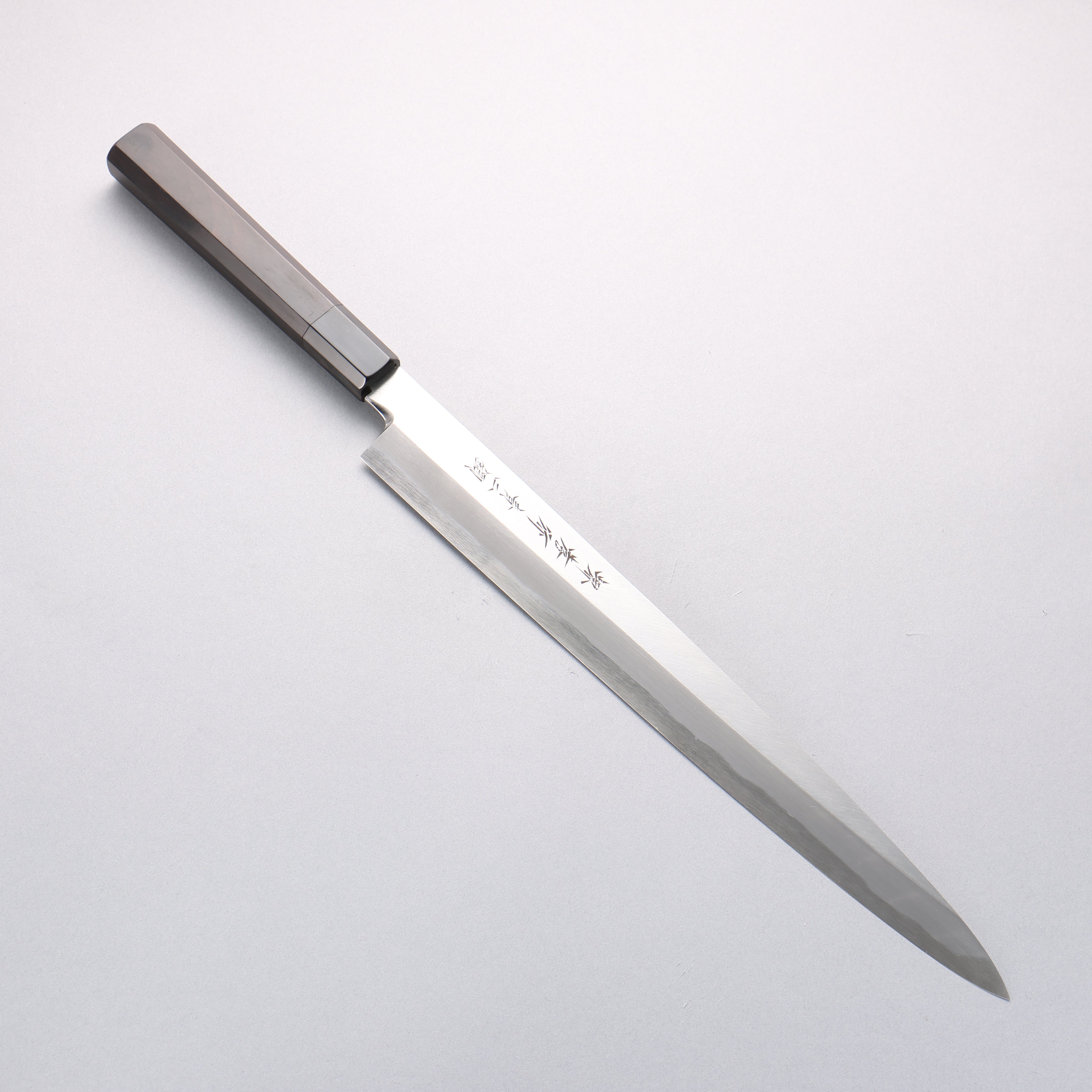 Sakai Takayuki Blue Steel No.2 Yanagiba Ebony Wood Handle - Japanny - Best Japanese Knife