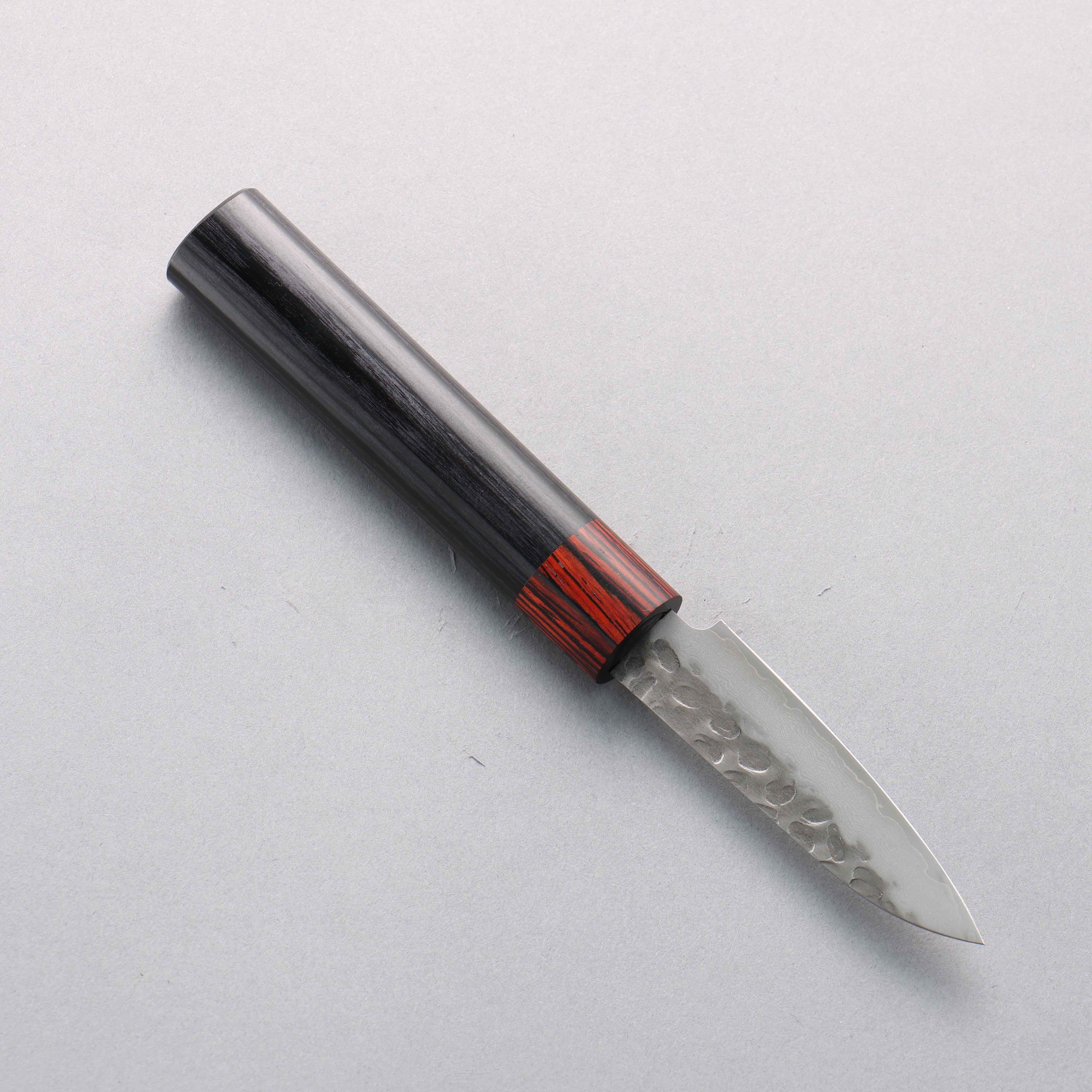 Seisuke VG10 33 Layer Hammered Damascus Paring 76mm Black Pakka wood Handle - Japanny - Best Japanese Knife