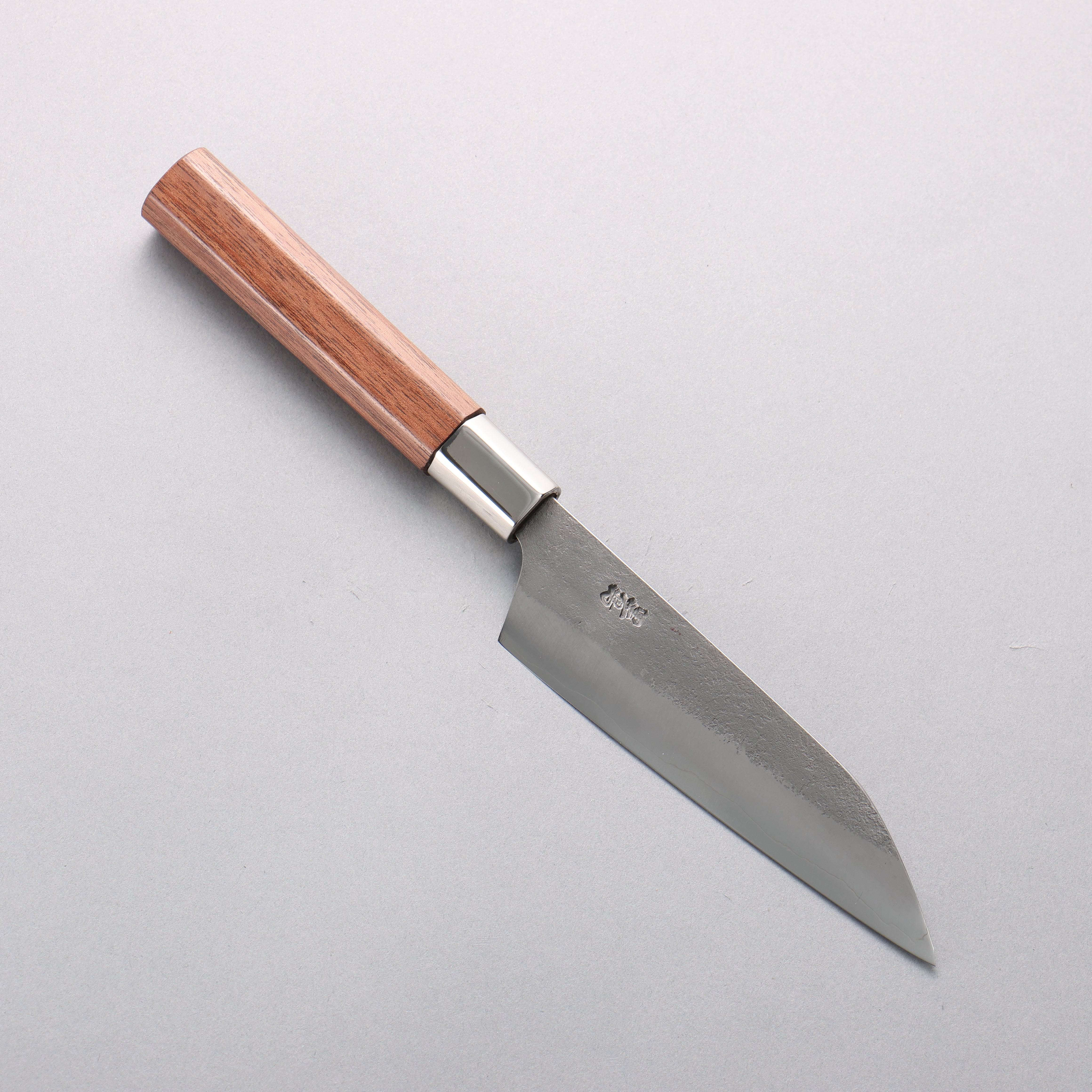 Kurotori Silver Steel No.3 Nashiji Petty-Utility 135mm Walnut Handle - Japanny - Best Japanese Knife