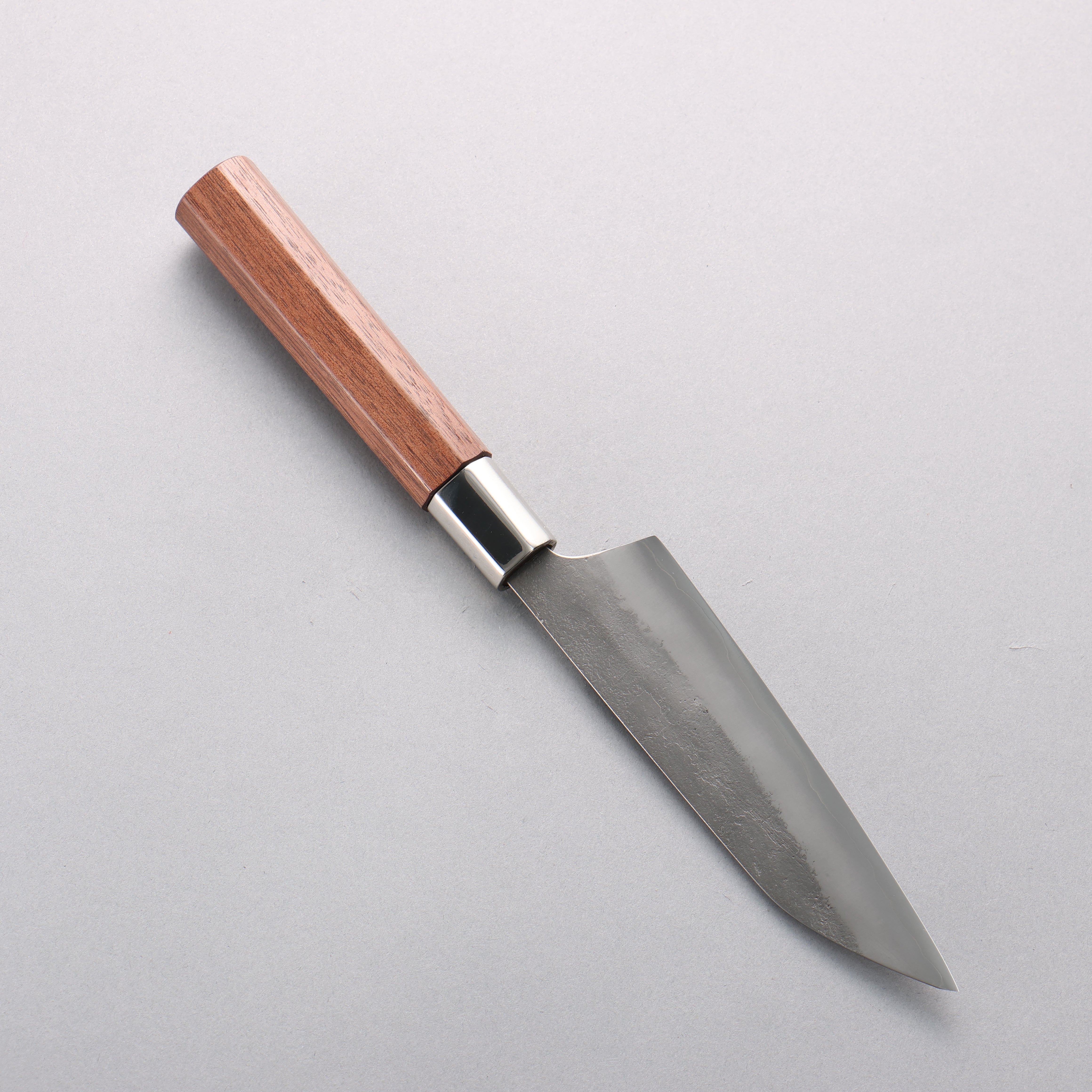 Kurotori Silver Steel No.3 Nashiji Petty-Utility 135mm Walnut Handle - Japanny - Best Japanese Knife