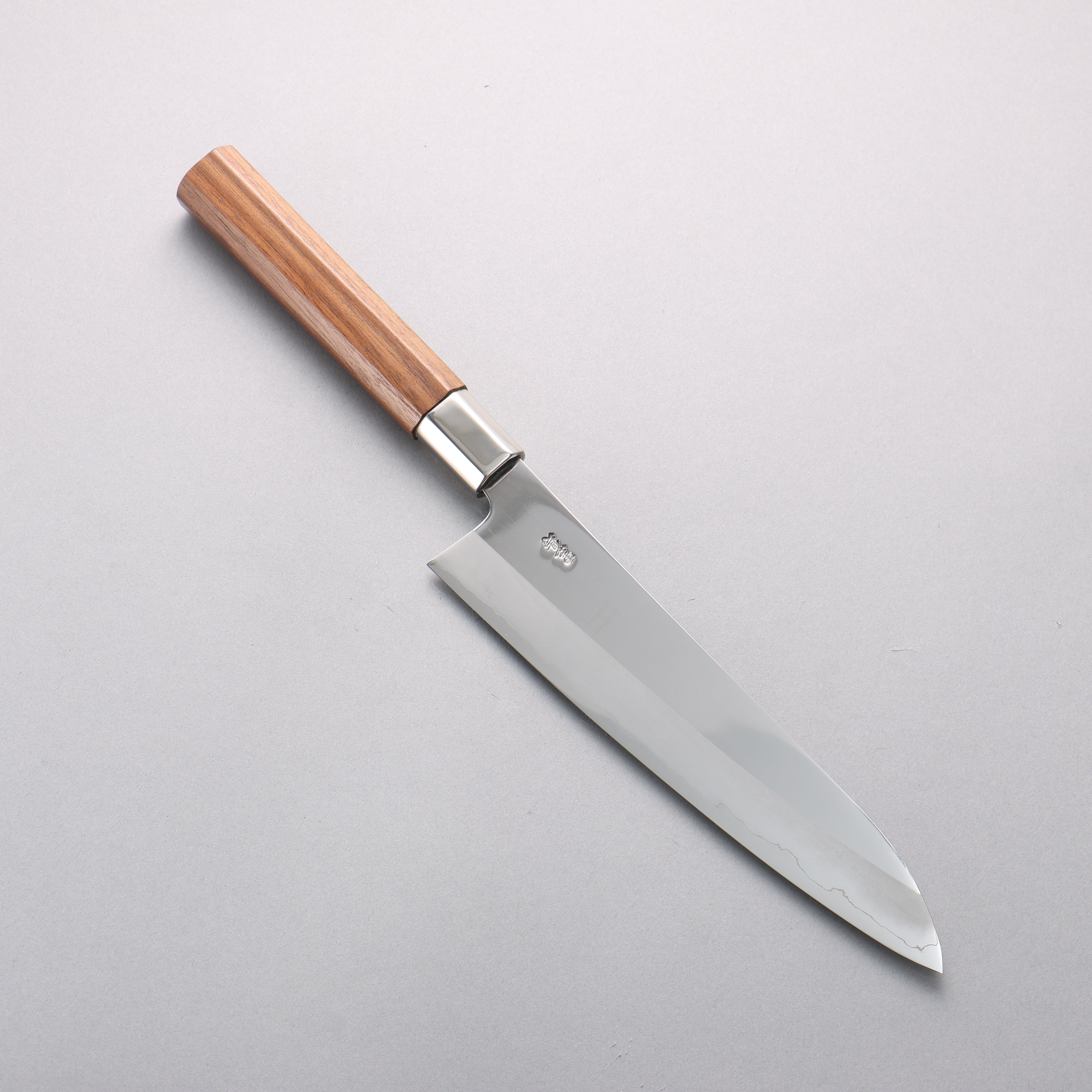 Kurotori Silver Steel No.3 Migaki Finished Gyuto 210mm Walnut Handle - Japanny - Best Japanese Knife