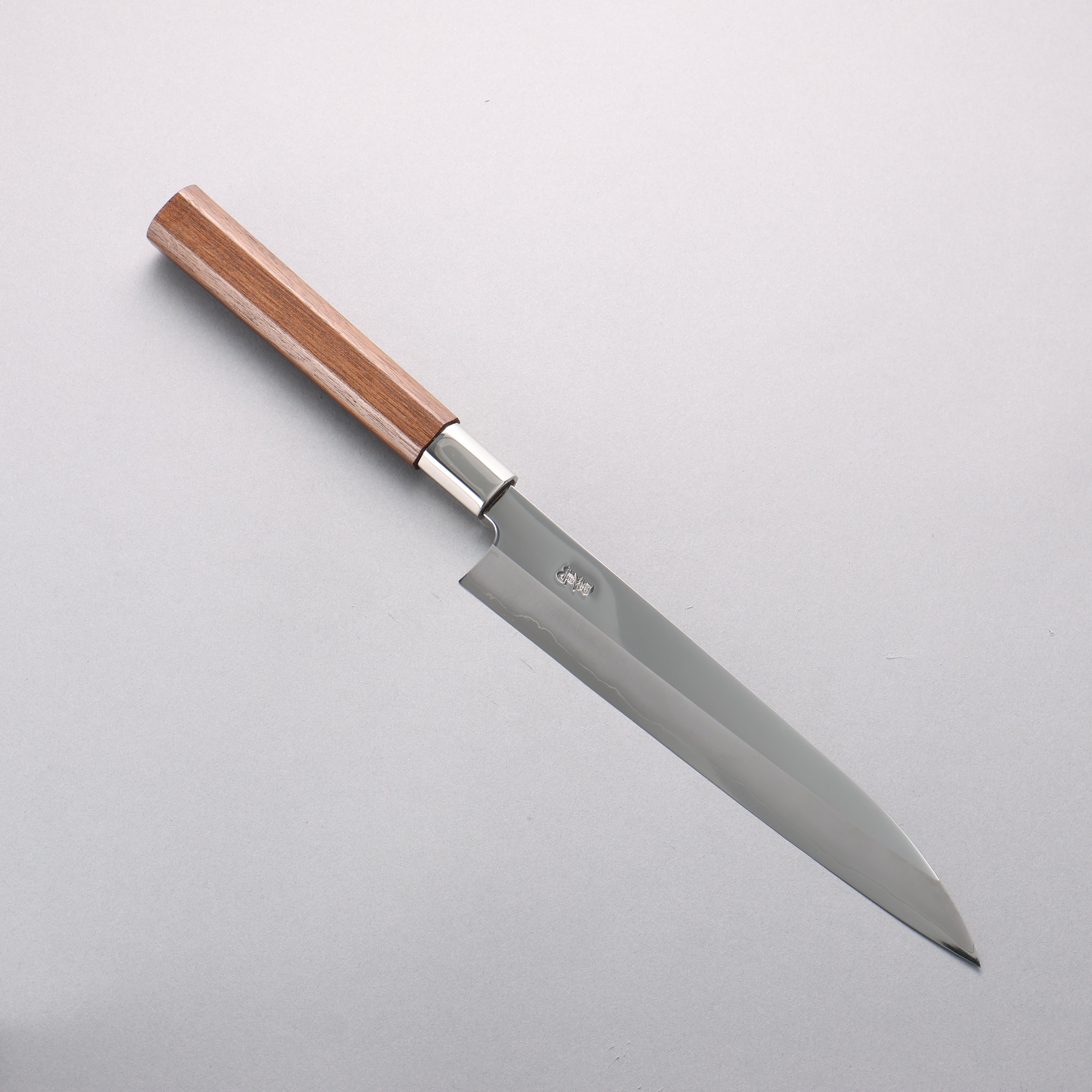 Kurotori Silver Steel No.3 Migaki Finished Sujihiki 210mm Walnut Handle - Japanny - Best Japanese Knife