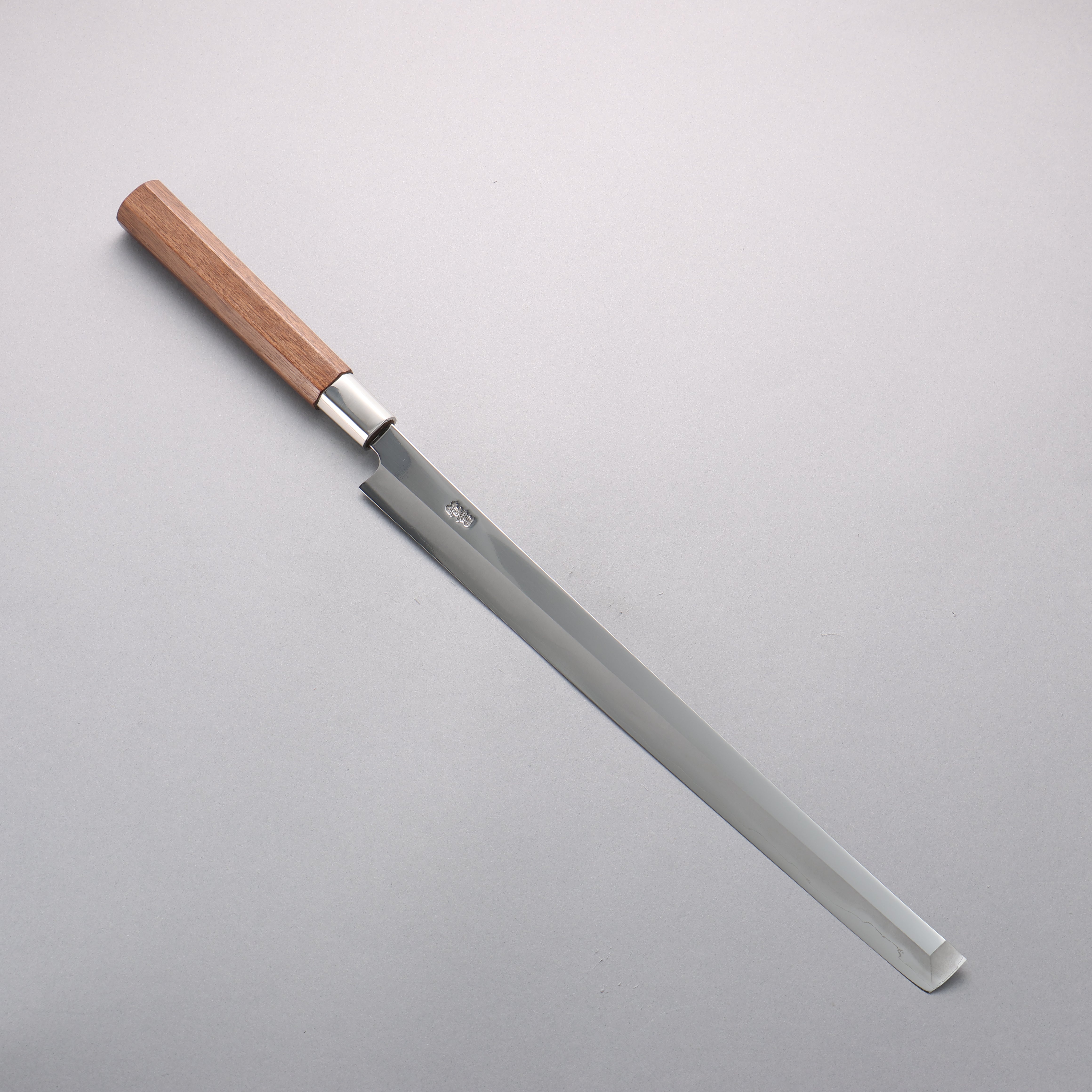 Kurotori Silver Steel No.3 Migaki Finished Takohiki 300mm Walnut Handle - Japanny - Best Japanese Knife