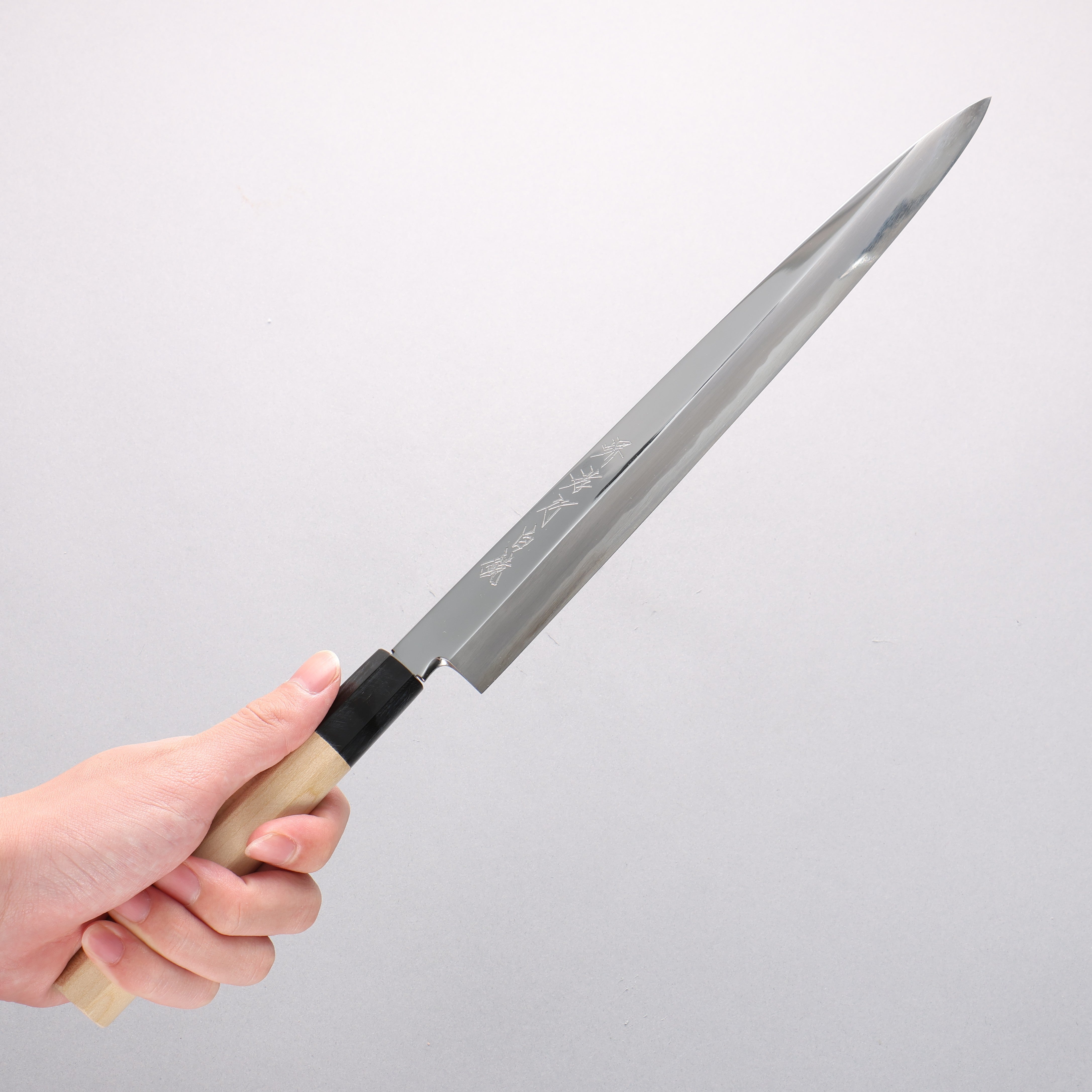 Sakai Takayuki White Steel No.2 Mirrored Finish Fuguhiki - Japanny - Best Japanese Knife