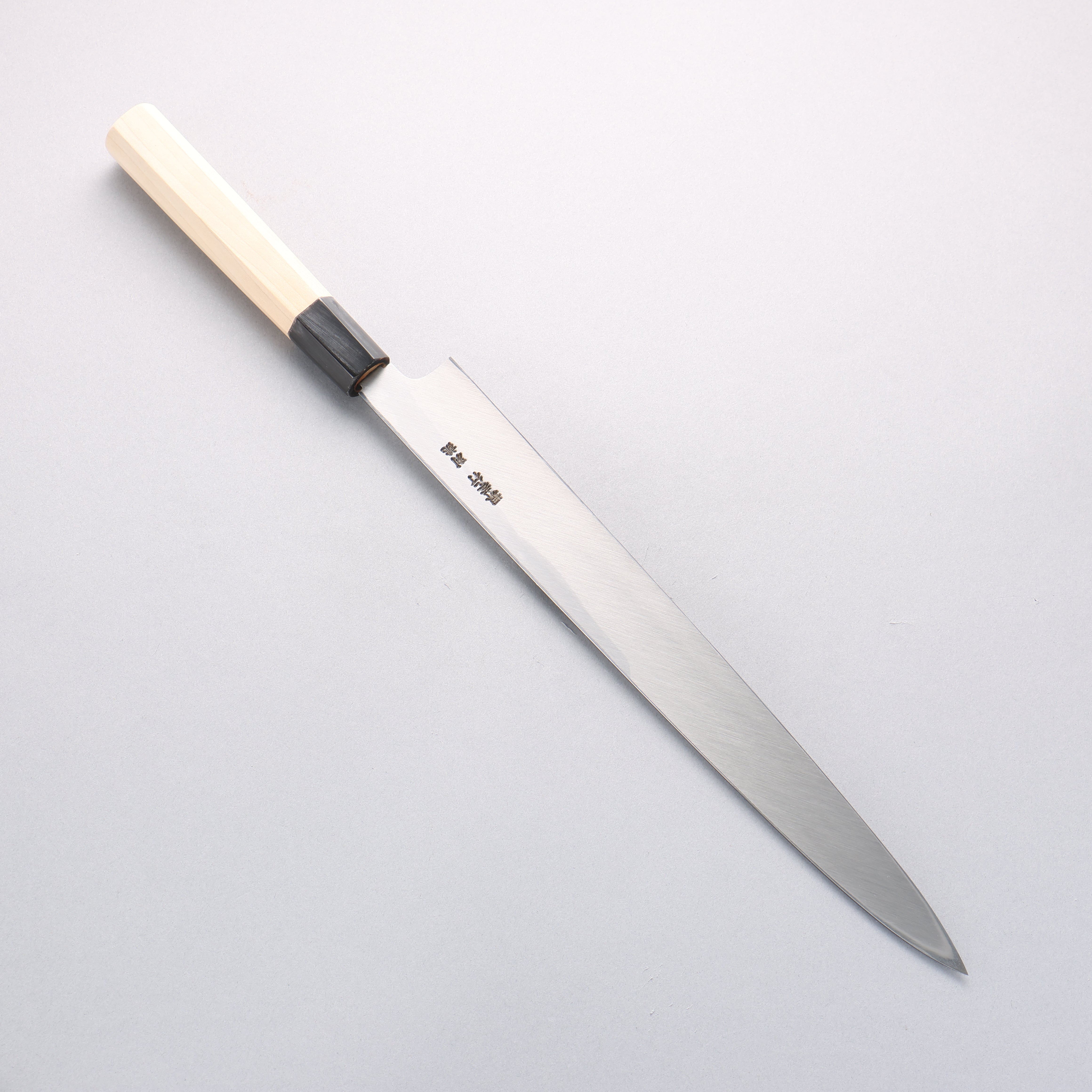 Sakai Takayuki White Steel No.2 Mirrored Finish Yanagiba - Japanny - Best Japanese Knife