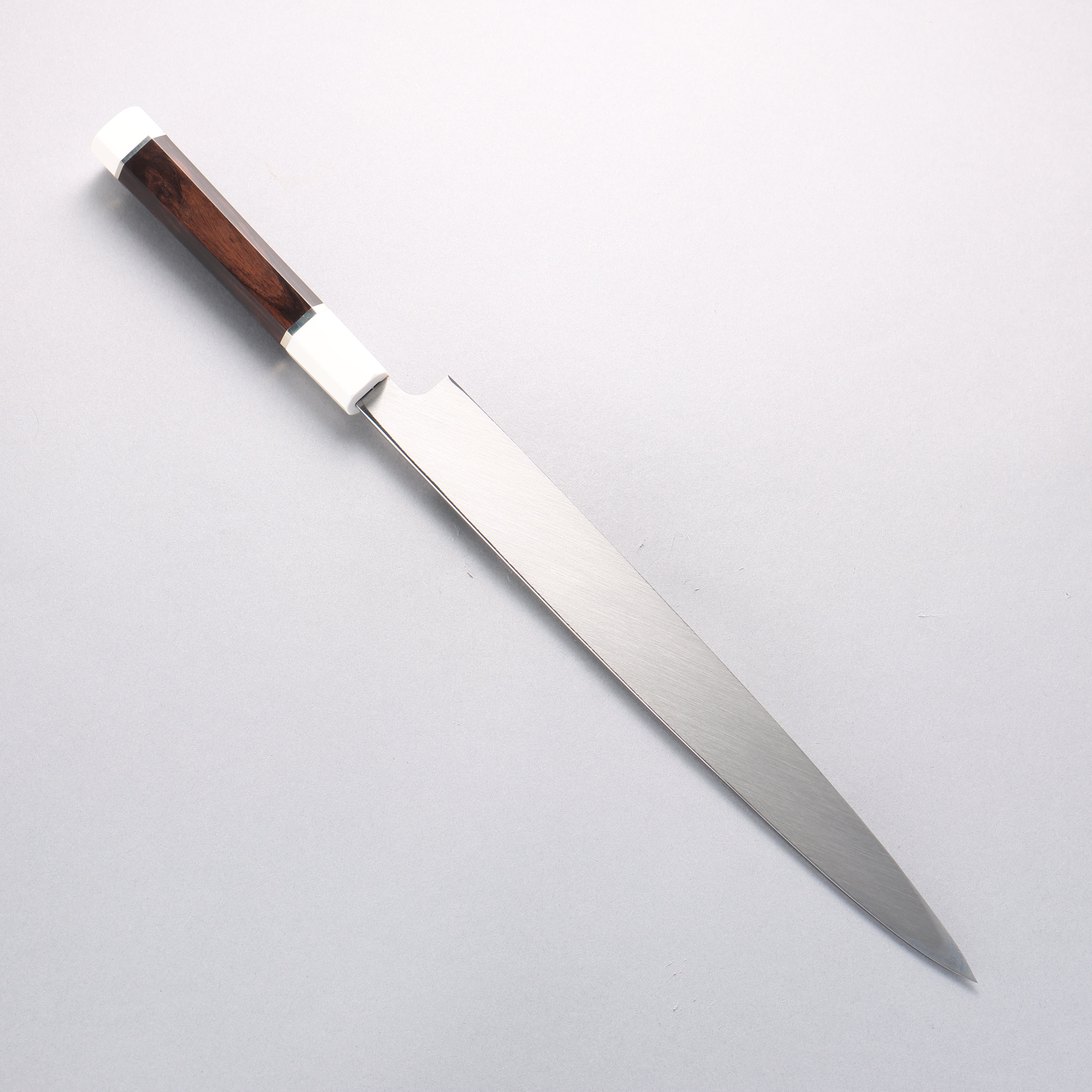 Sakai Takayuki Ginryu Honyaki Swedish Steel Mirrored Finish Yanagiba 300mm Ebony Wood Handle with Sheath - Japanny - Best Japanese Knife