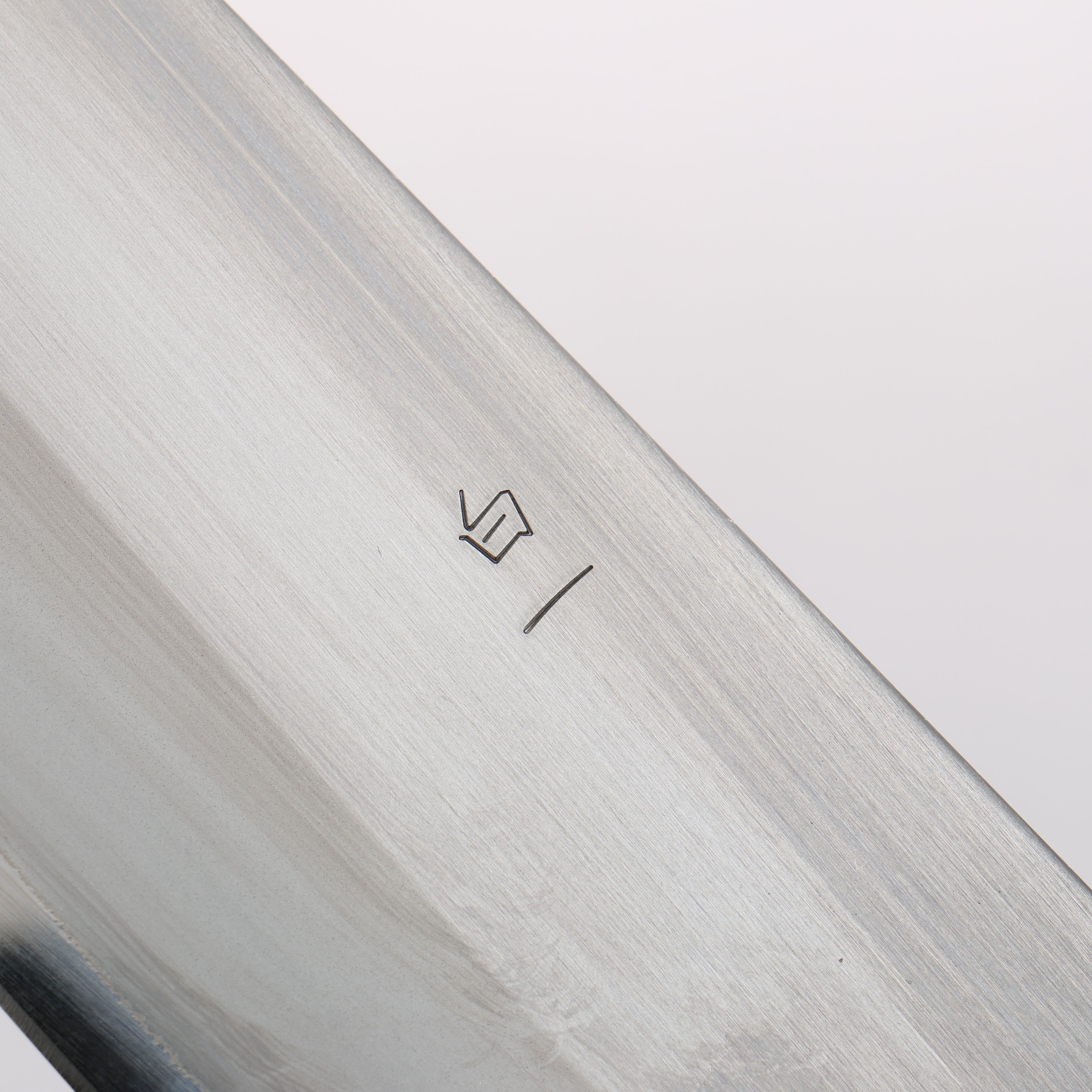 Oul White Steel No.1 Gyuto 240mm Oak (Baikoku / Soot Black) Handle - Japanny - Best Japanese Knife