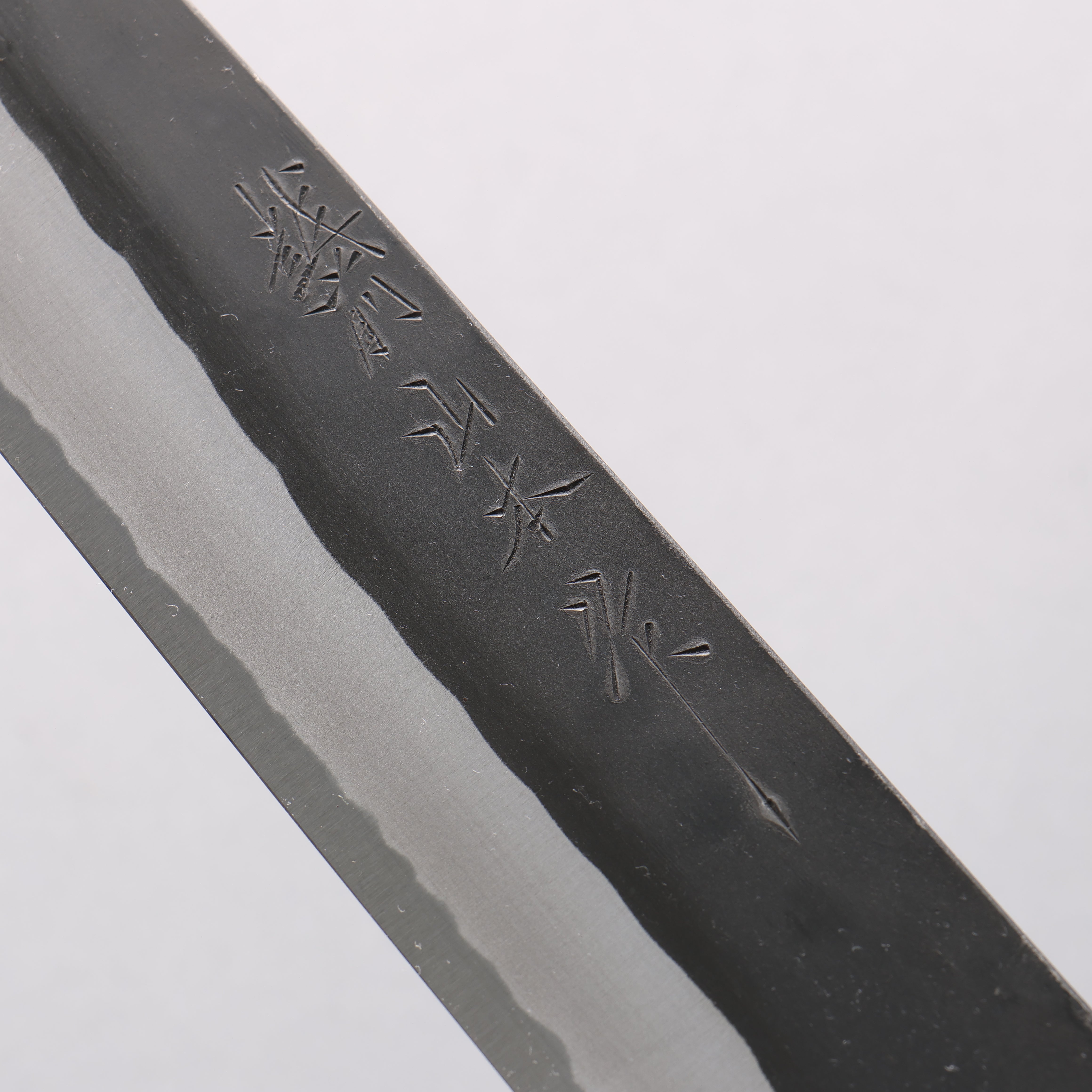 Nao Yamamoto Blue Steel Kurouchi Sujihiki 270mm Walnut Handle - Japanny - Best Japanese Knife