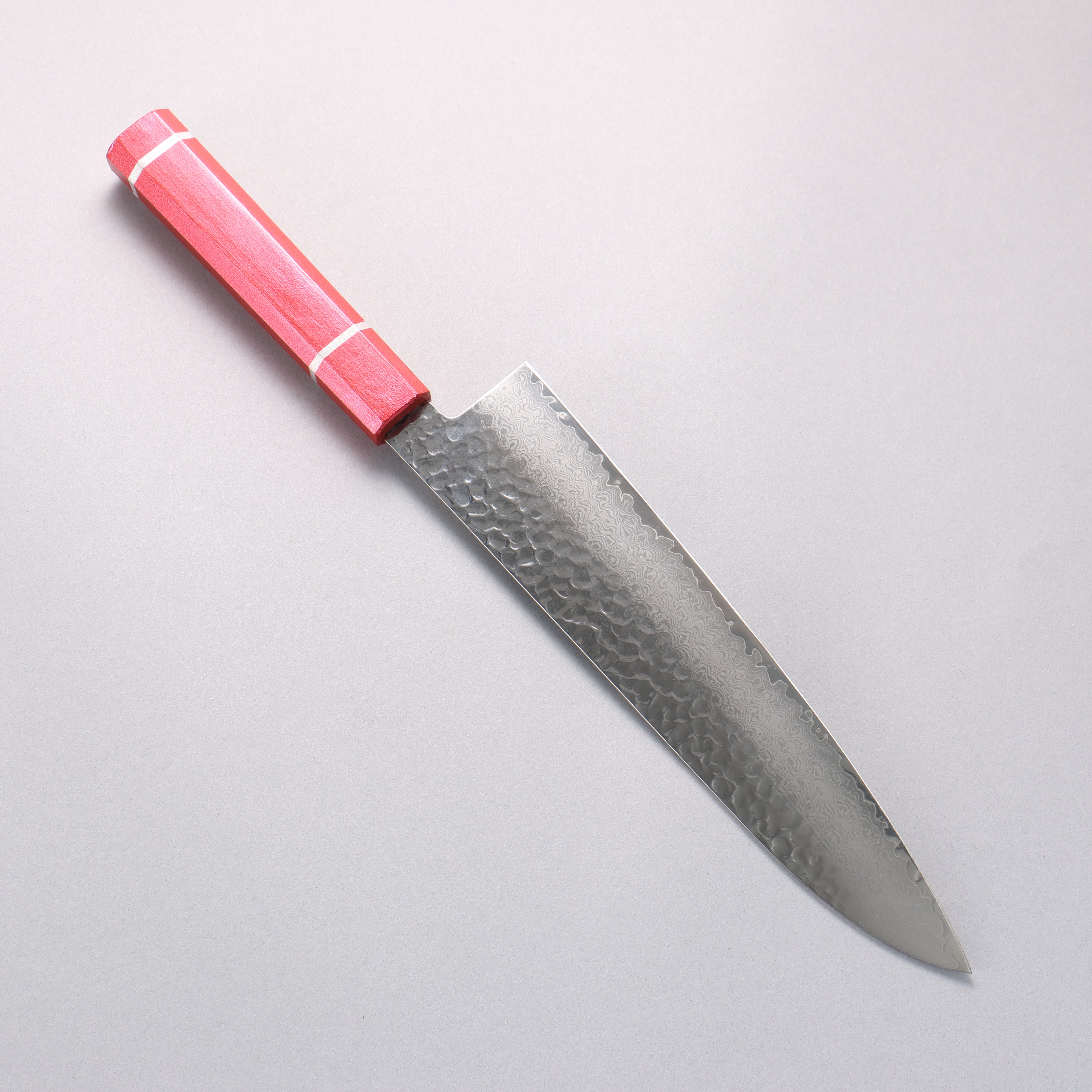 Sakai Takayuki VG10 33 Layer Damascus Gyuto 240mm Live oak Lacquered (Kouseki) Handle - Japanny - Best Japanese Knife