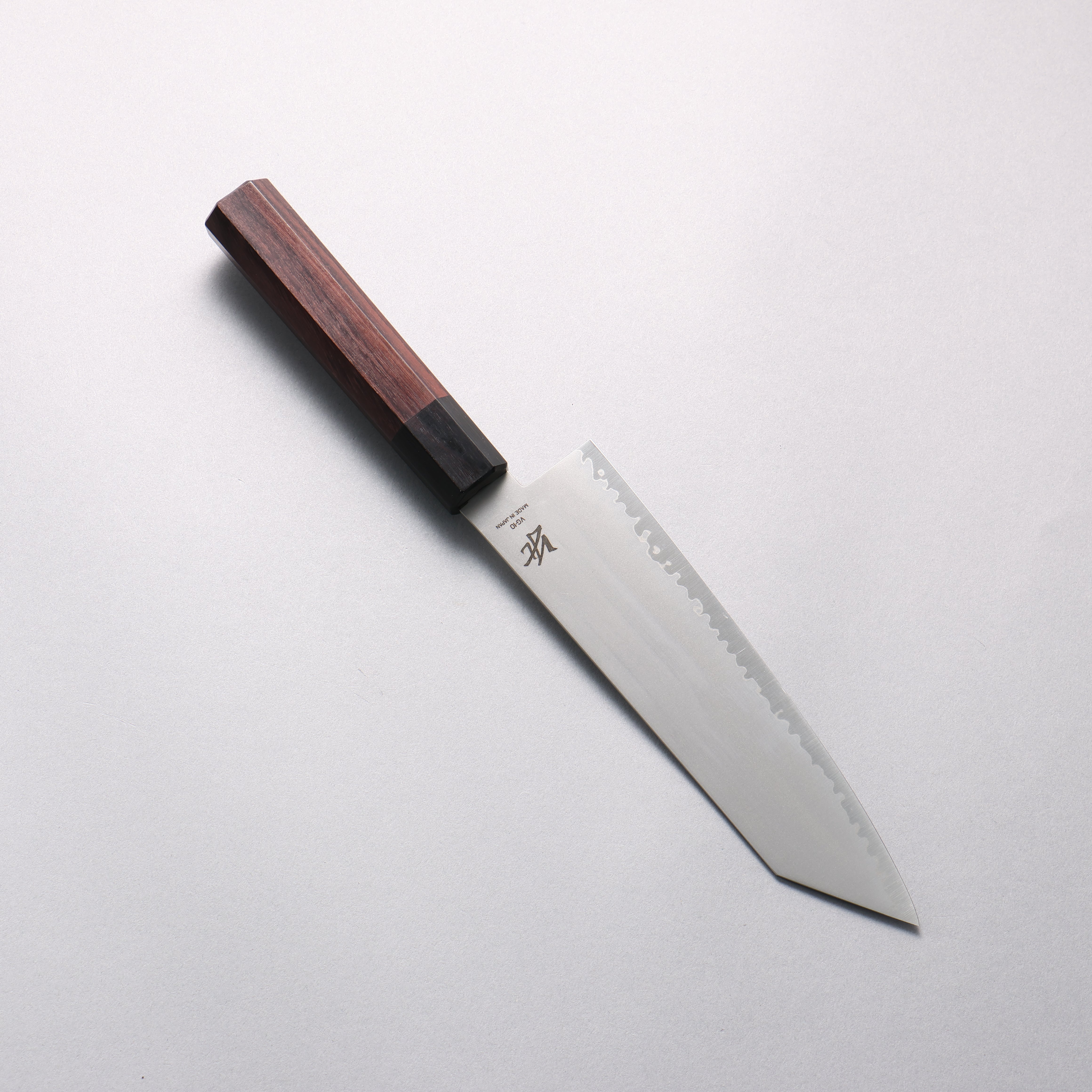 Seisuke VG10 Kiritsuke Santoku 180mm Rosewood (Ferrule: Black Pakka Wood) Handle - Japanny - Best Japanese Knife