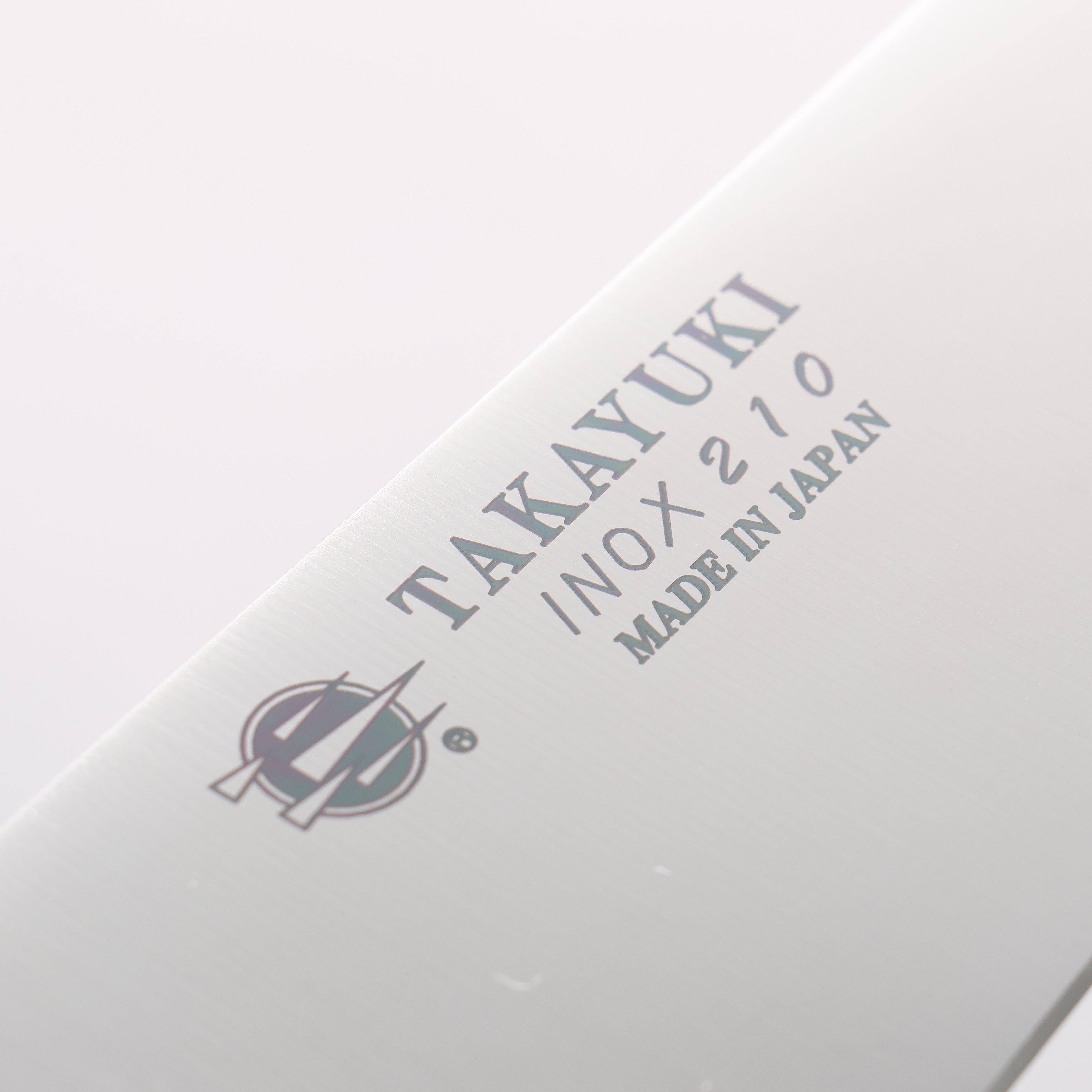 Sakai Takayuki INOX Molybdenum Gyuto 210mm POM Resin Handle - Japanny - Best Japanese Knife