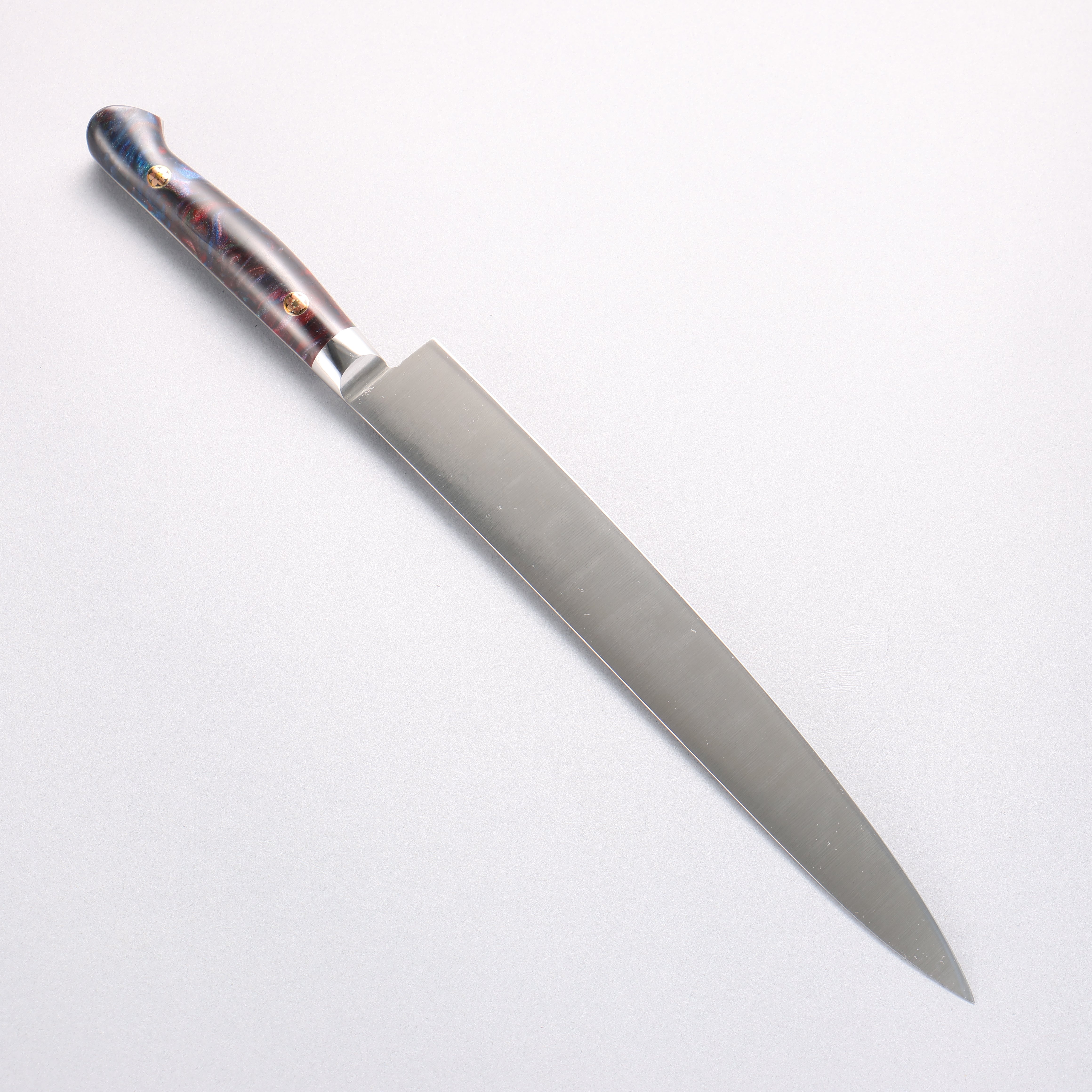 Sakai Takayuki Grand Chef SP Uddeholm Swedish stain-resistant steel Sujihiki Salmon 240mm SP Type III (Galaxy) Handle - Japanny - Best Japanese Knife