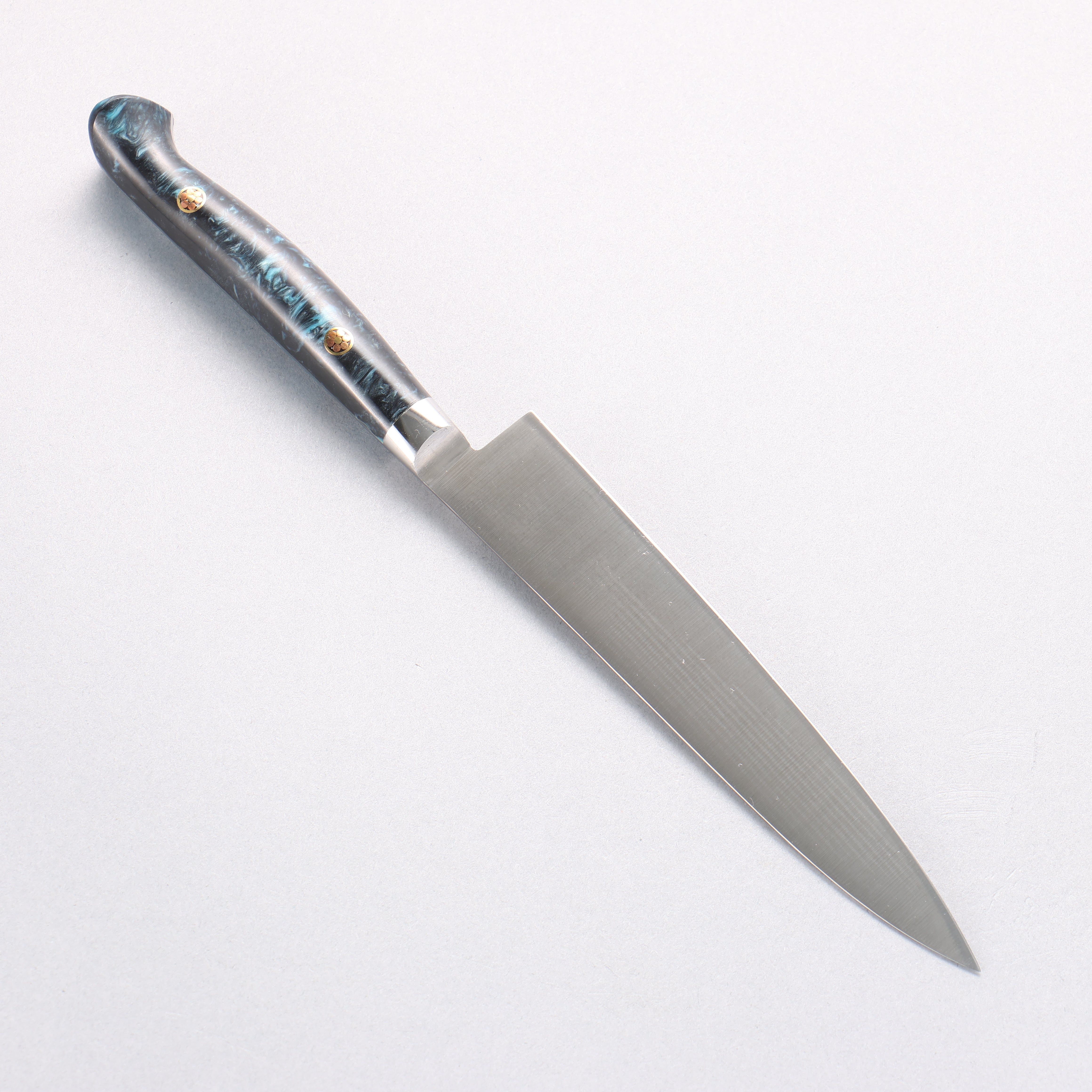 Sakai Takayuki Grand Chef SP Uddeholm Swedish stain-resistant steel Petty-Utility Salmon 150mm SP Type III (Ocean) Handle - Japanny - Best Japanese Knife