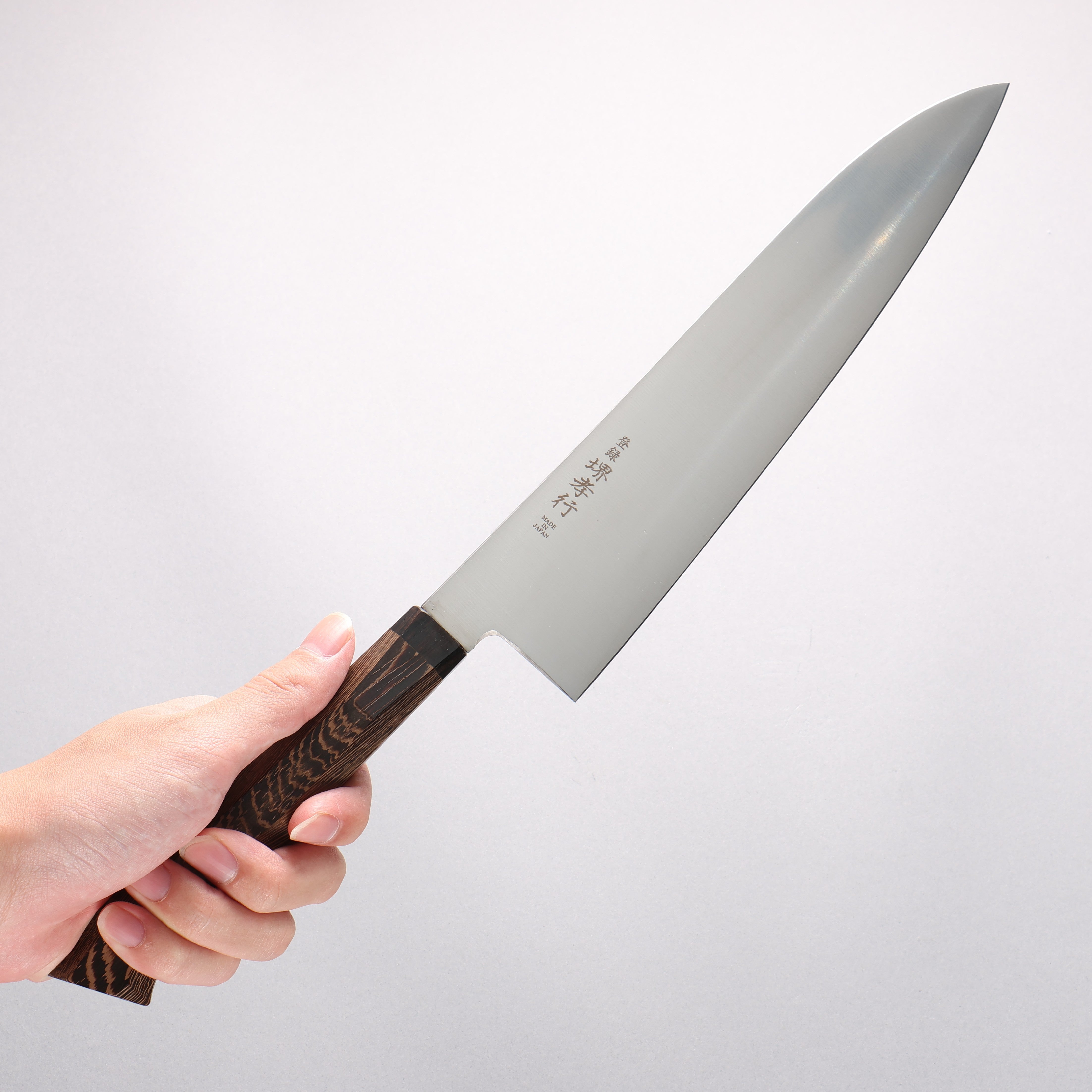 Sakai Takayuki Grand Chef Antares Swedish Steel-stn Sujihiki 240mm Wenge Handle - Japanny - Best Japanese Knife