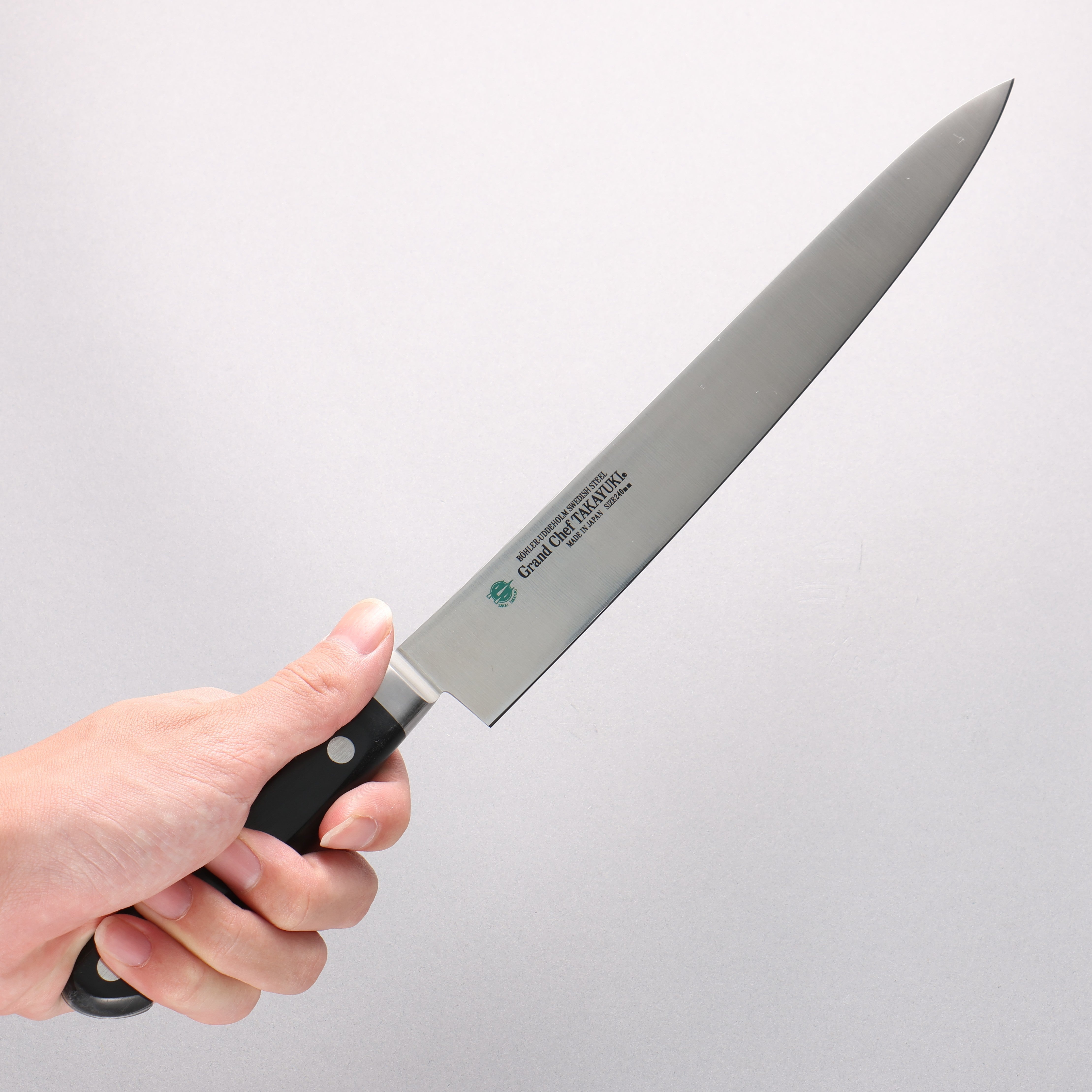 Sakai Takayuki Grand Chef Swedish Steel-stn Sujihiki - Japanny - Best Japanese Knife