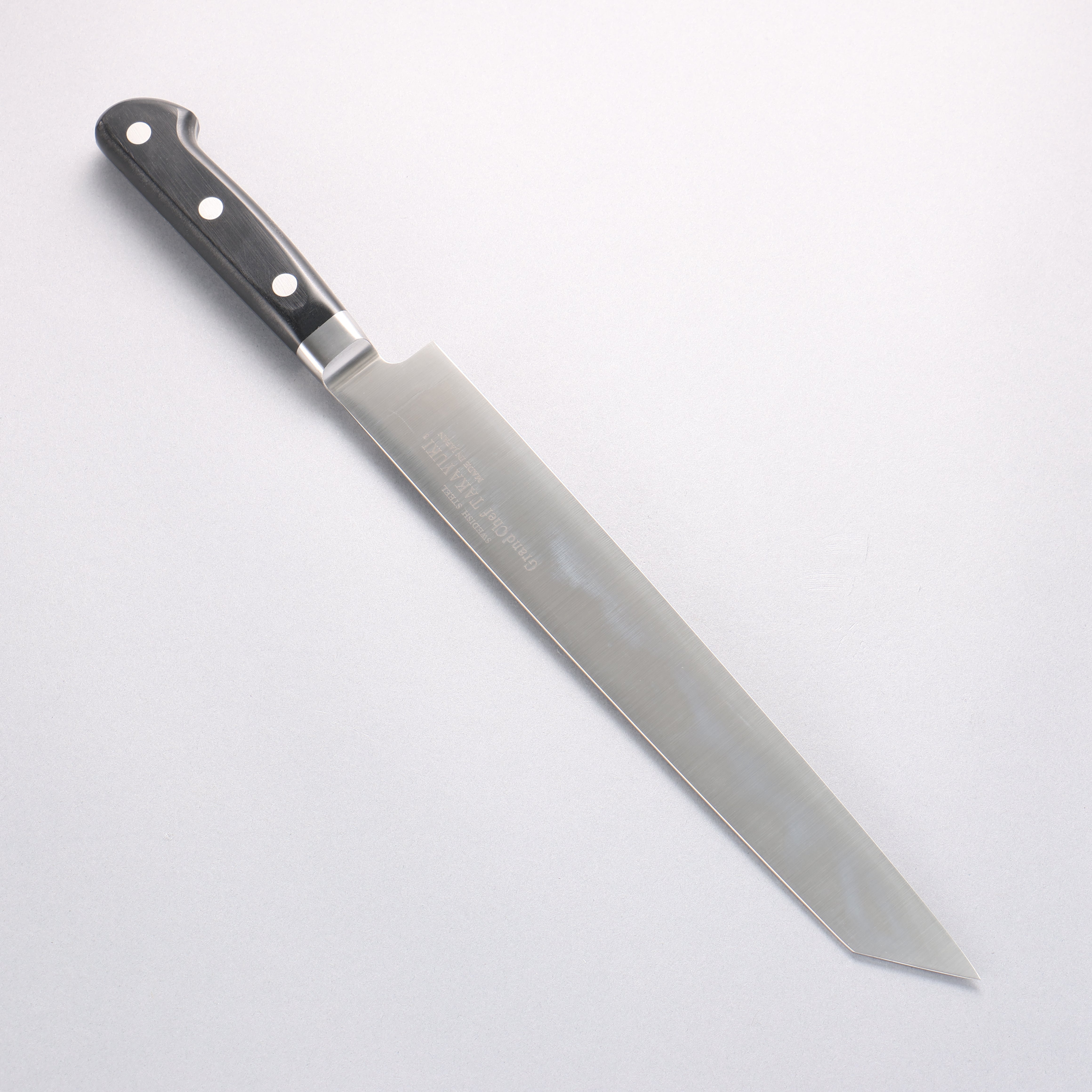 Sakai Takayuki Grand Chef Swedish Steel-stn Kiritsuke Yanagiba 260mm with Sheath - Japanny - Best Japanese Knife
