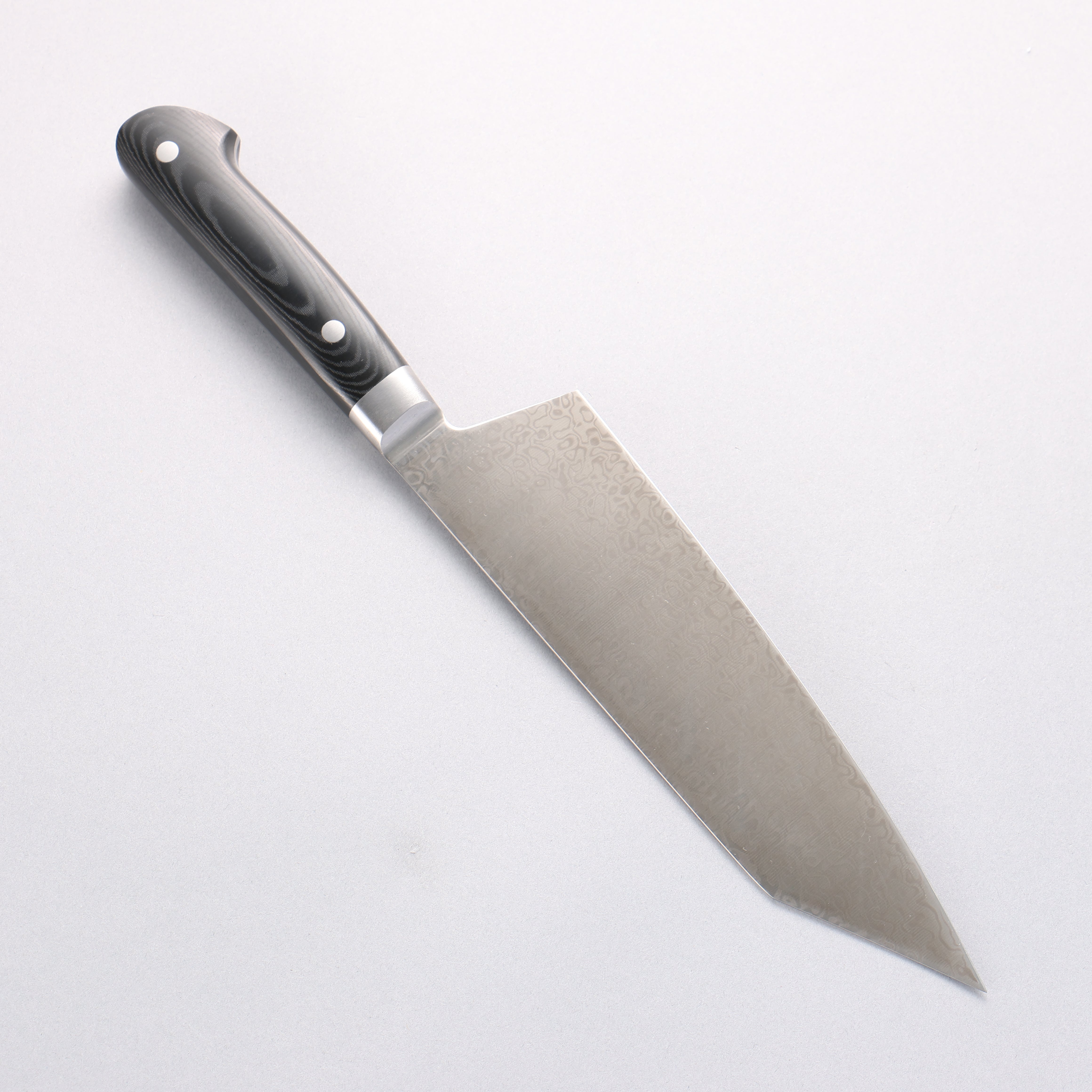 Sakai Takayuki Coreless Damascus Kengata Gyuto 190mm Black Micarta Handle - Japanny - Best Japanese Knife