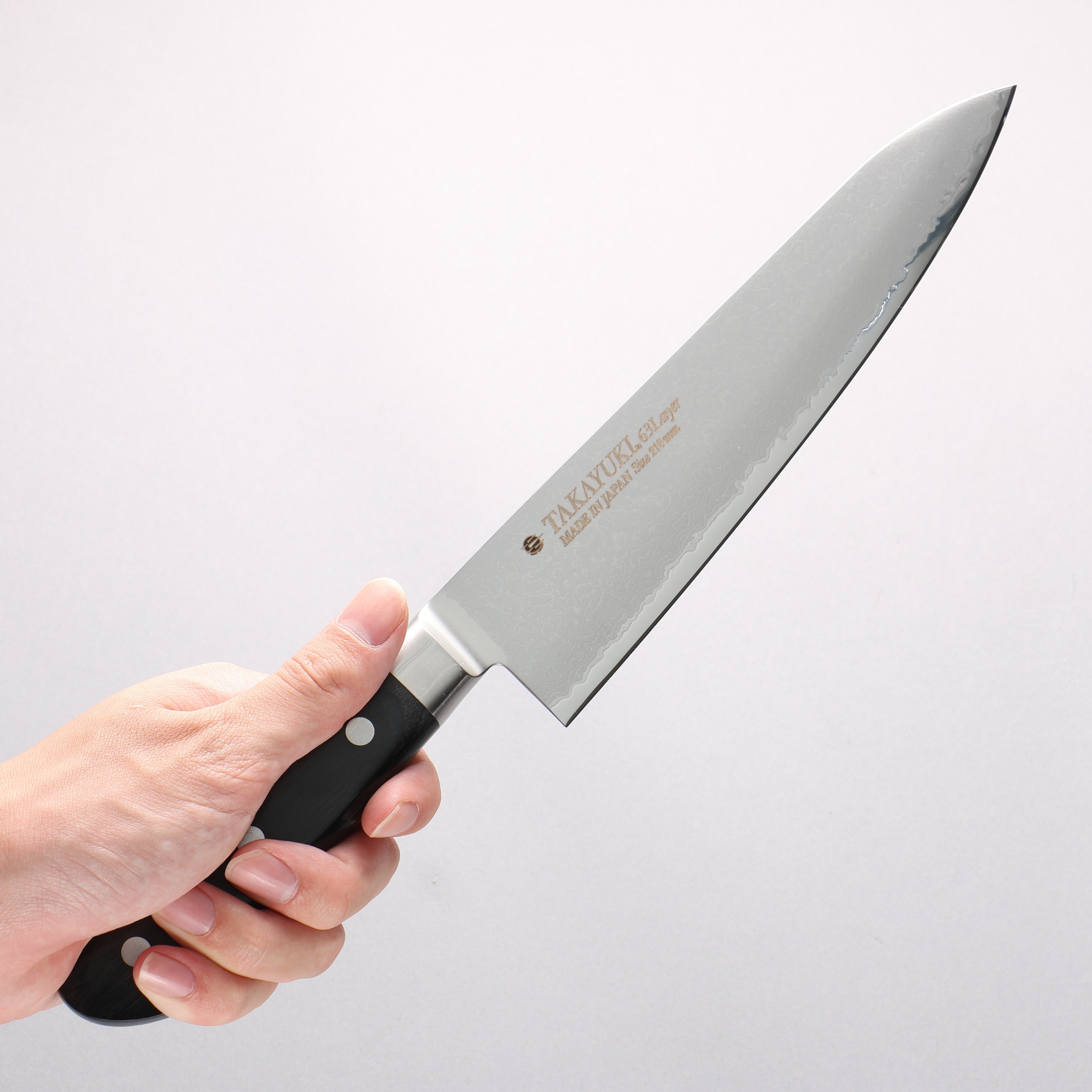 Sakai Takayuki Molybdenum 63 Layer Damascus Gyuto - Japanny - Best Japanese Knife