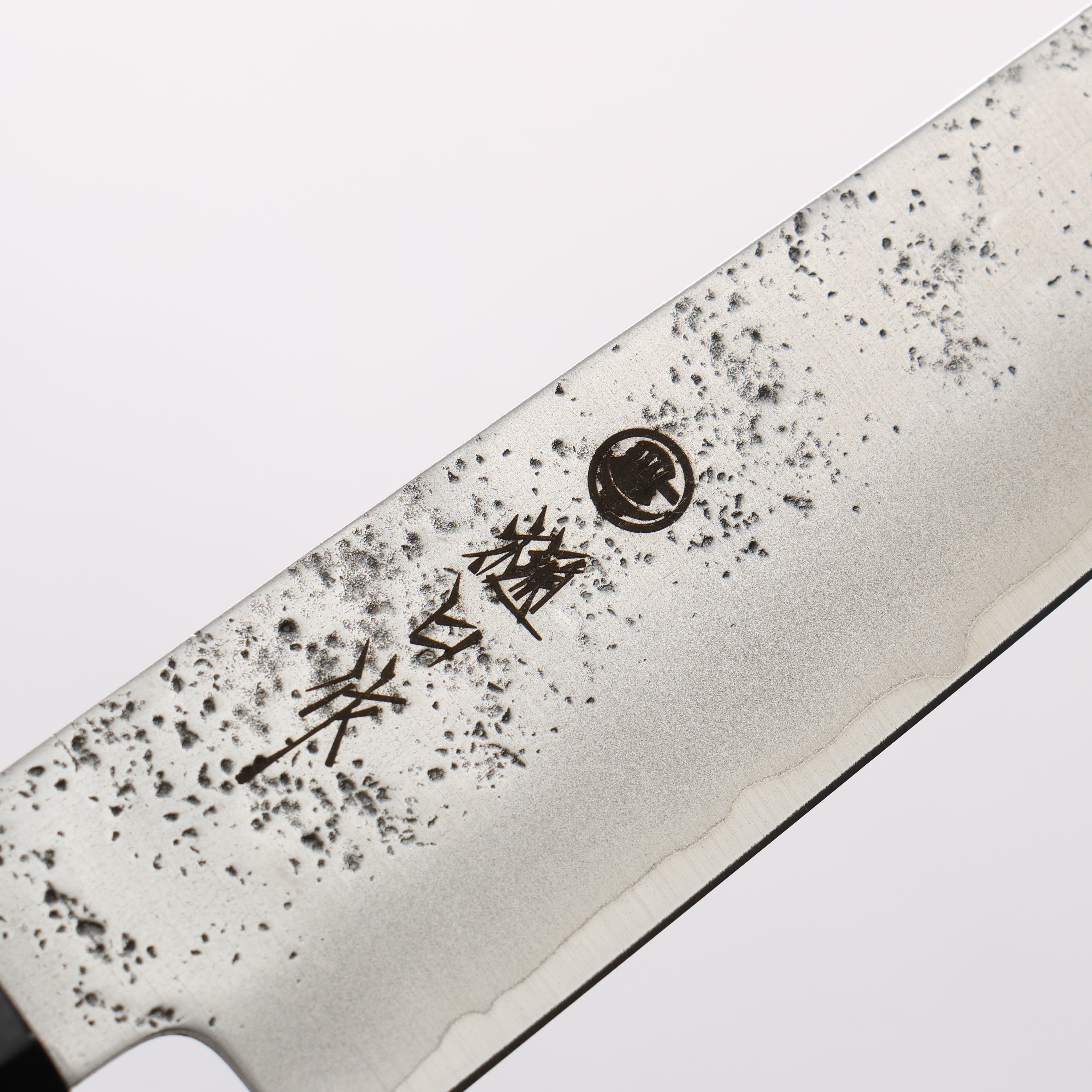 Higuchi Silver Steel No.3 Nashiji Petty-Utility 150mm Black Pakka wood Handle - Japanny - Best Japanese Knife