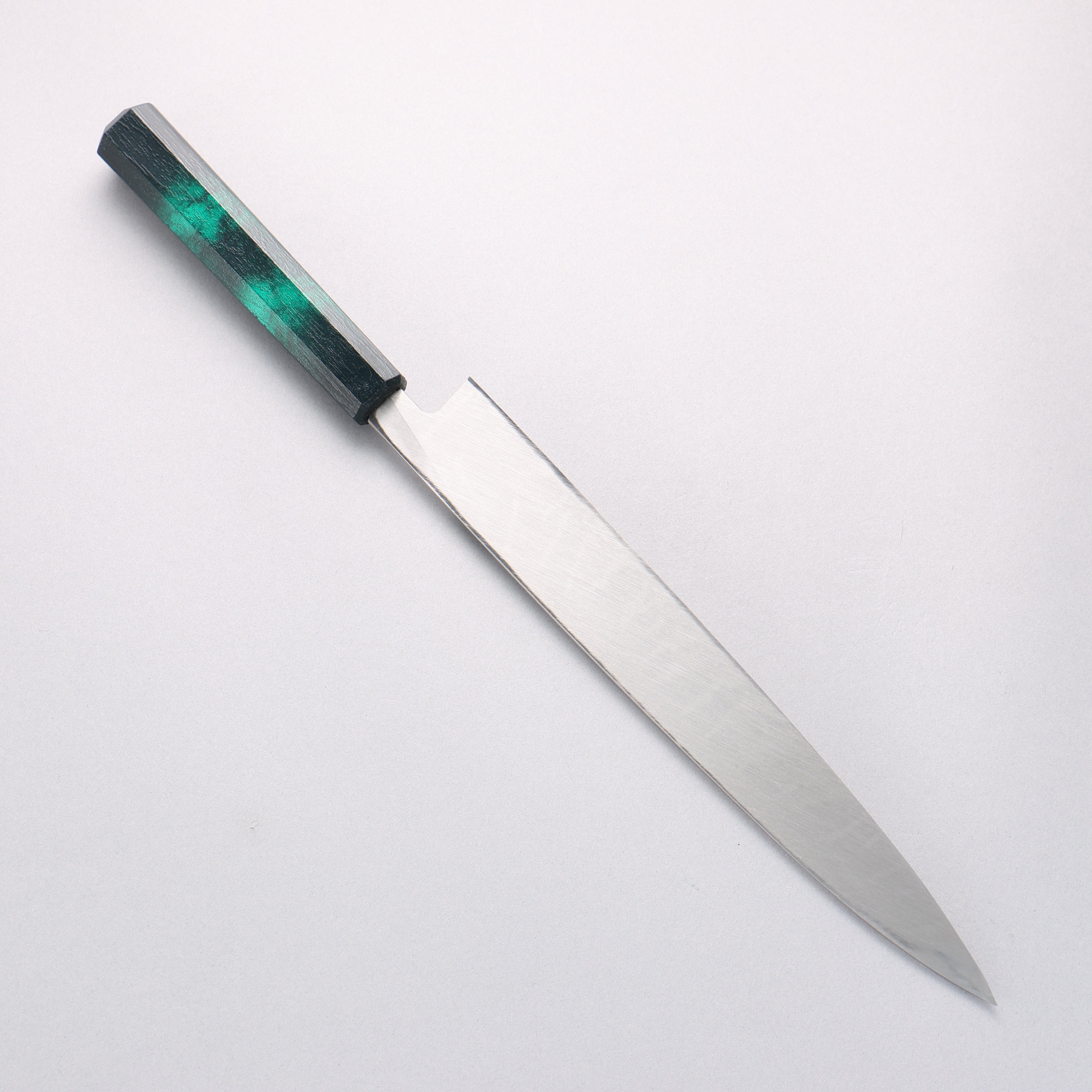 Sakai Takayuki Nanairo INOX Molybdenum Yanagiba 270mm ABS resin(Green tortoiseshell) Handle - Japanny - Best Japanese Knife