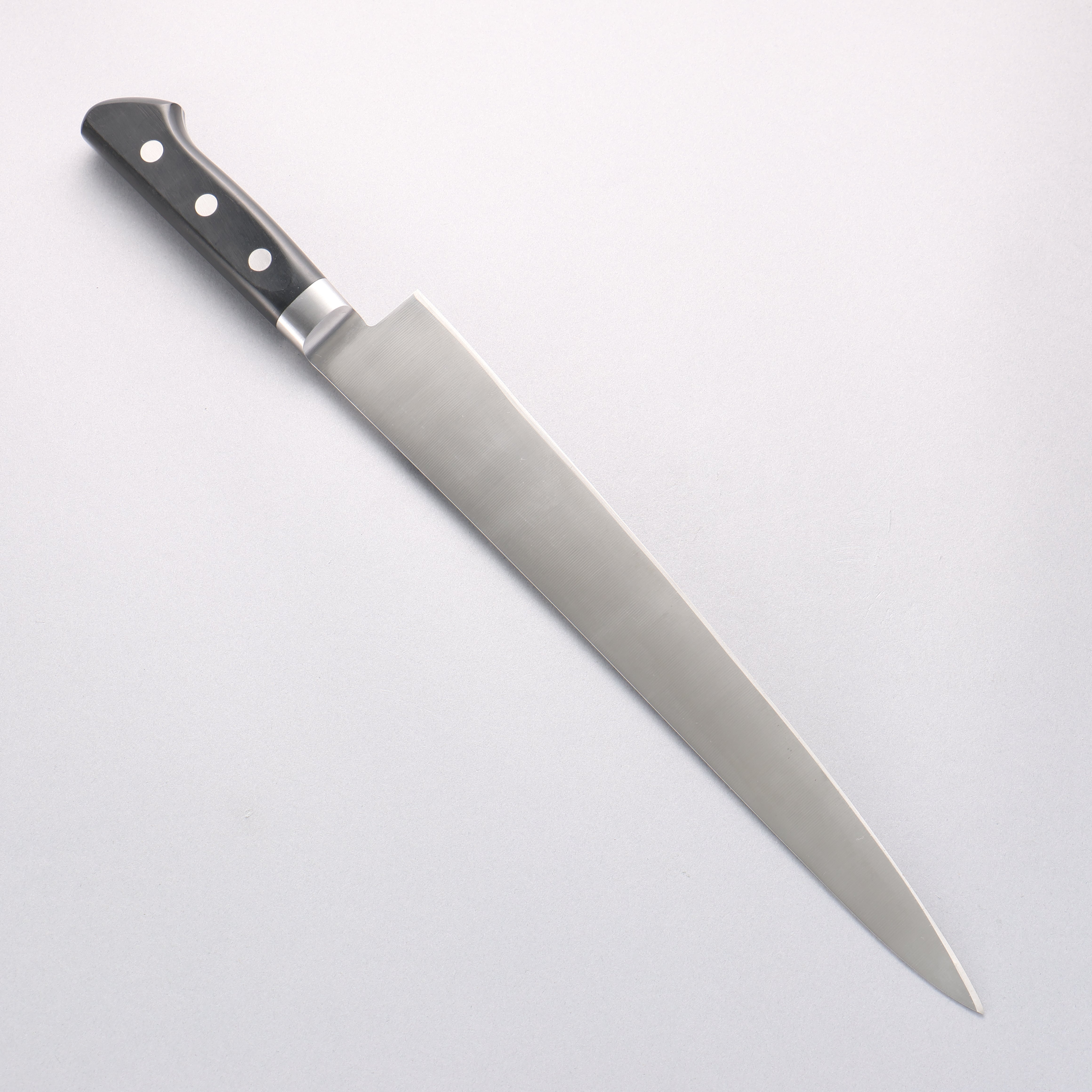 Sakai Takayuki [Left Handed] Japanese Steel Sujihiki 300mm Black Pakka wood Handle - Japanny - Best Japanese Knife