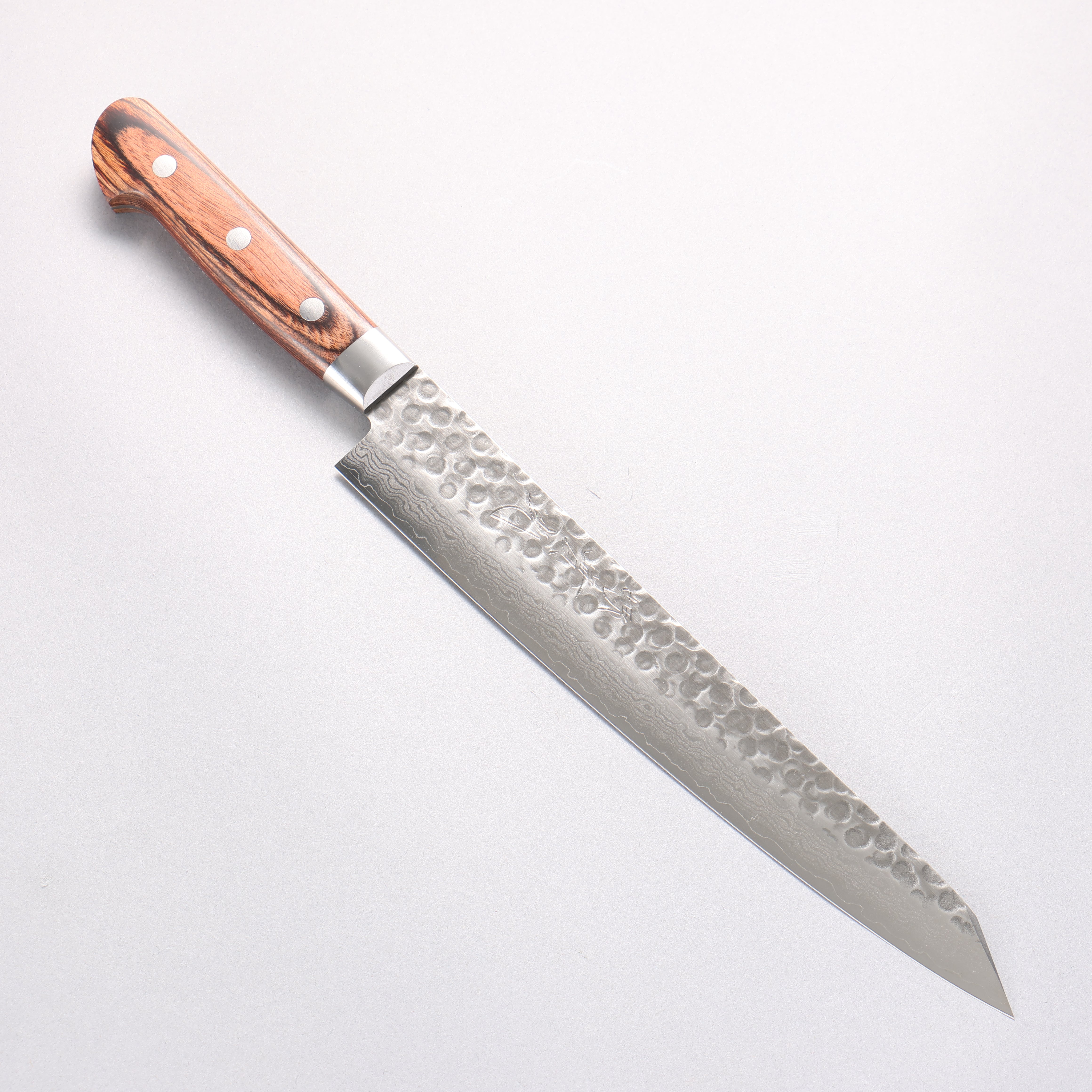 Jikko VG10 17 Layer Kiritsuke Sujihiki 230mm Mahogany Handle - Japanny - Best Japanese Knife
