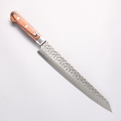Jikko VG10 17 Layer Kiritsuke Sujihiki 230mm Mahogany Handle - Japanny - Best Japanese Knife