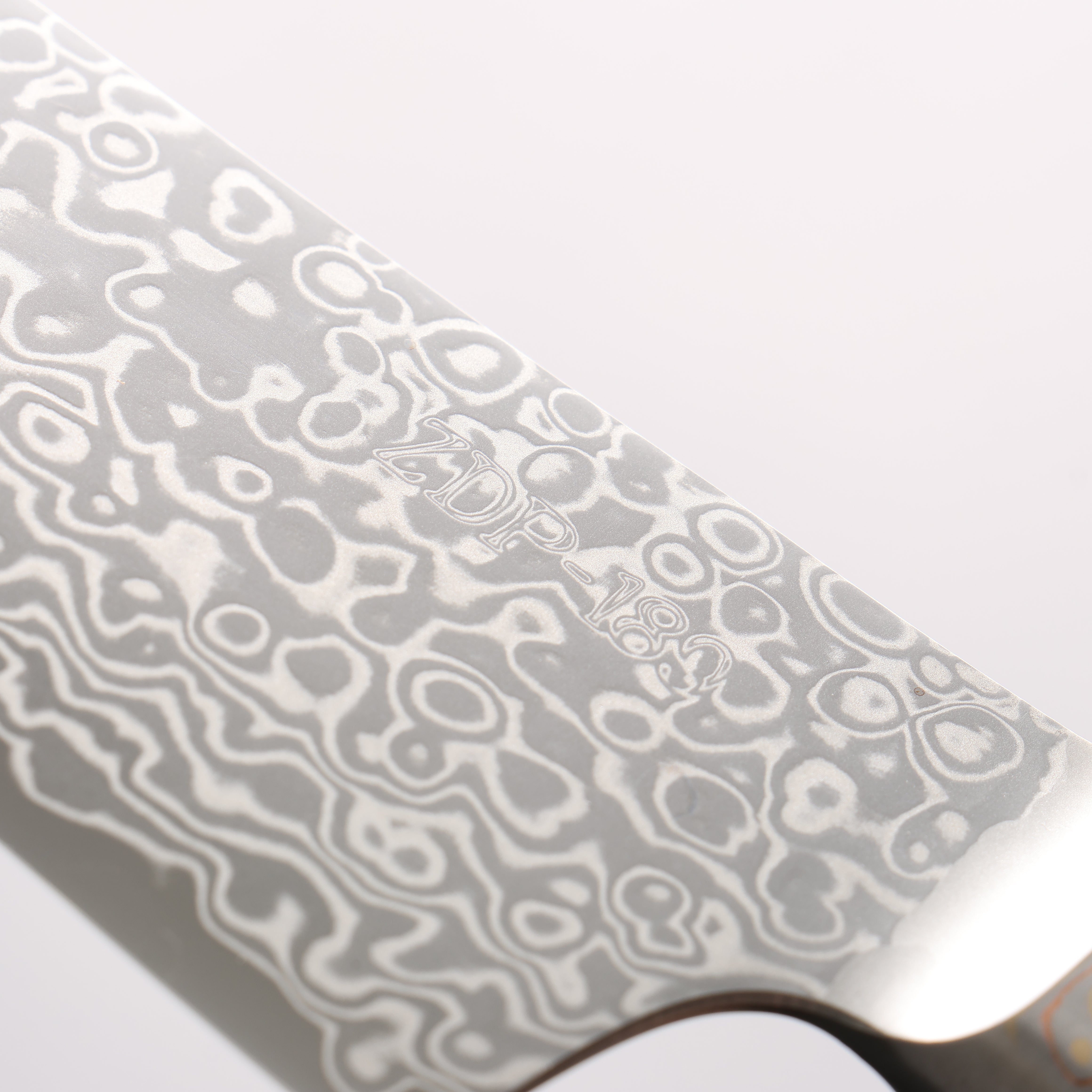 Kajin ZDP189 Damascus Migaki Finished Kiritsuke Santoku 165mm Abalone Inlay Handle - Japanny - Best Japanese Knife