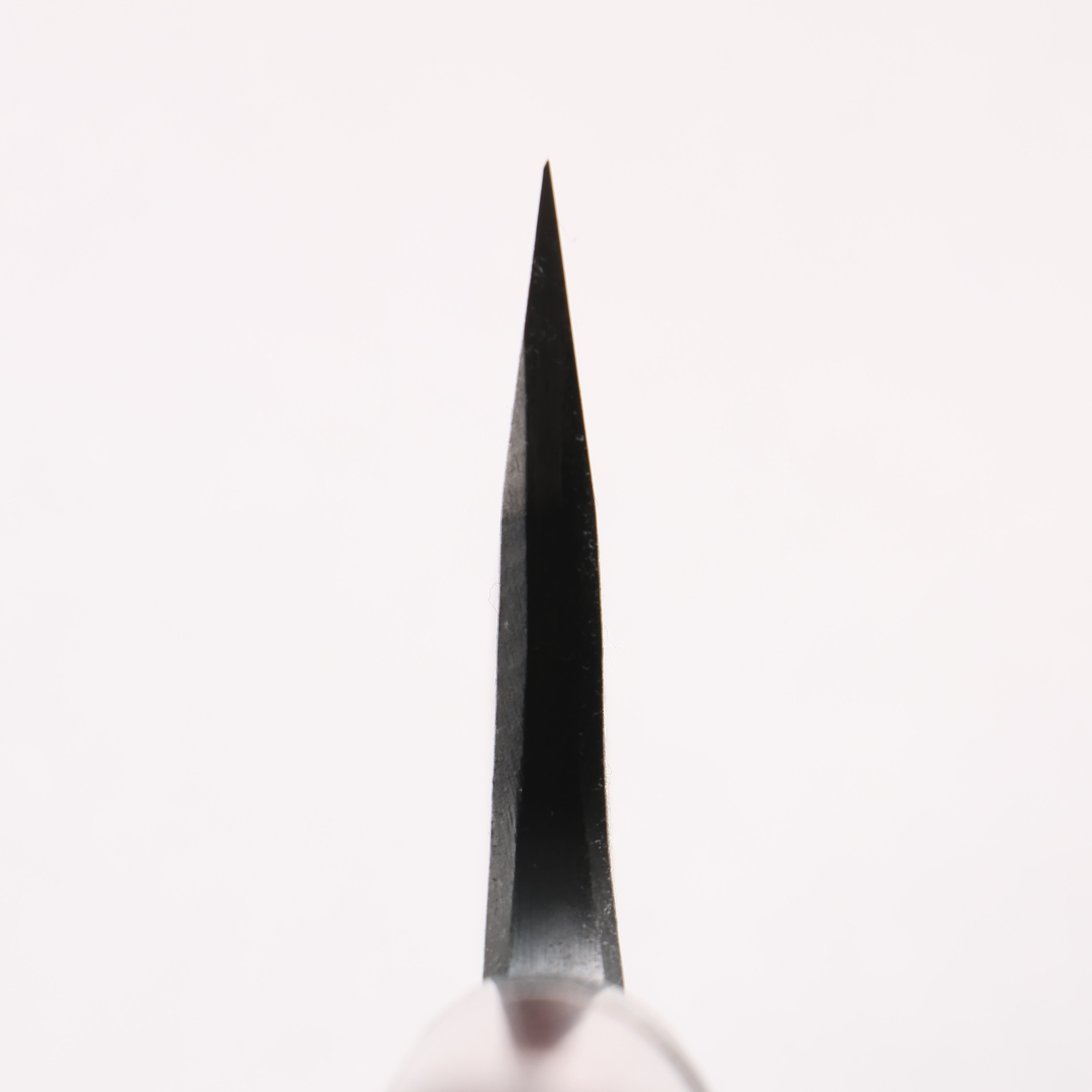 Nao Yamamoto White Steel No.2 Kurouchi Double-sided Deba 210mm Rosewood (Ferrule: Black Pakka Wood) Handle - Japanny - Best Japanese Knife