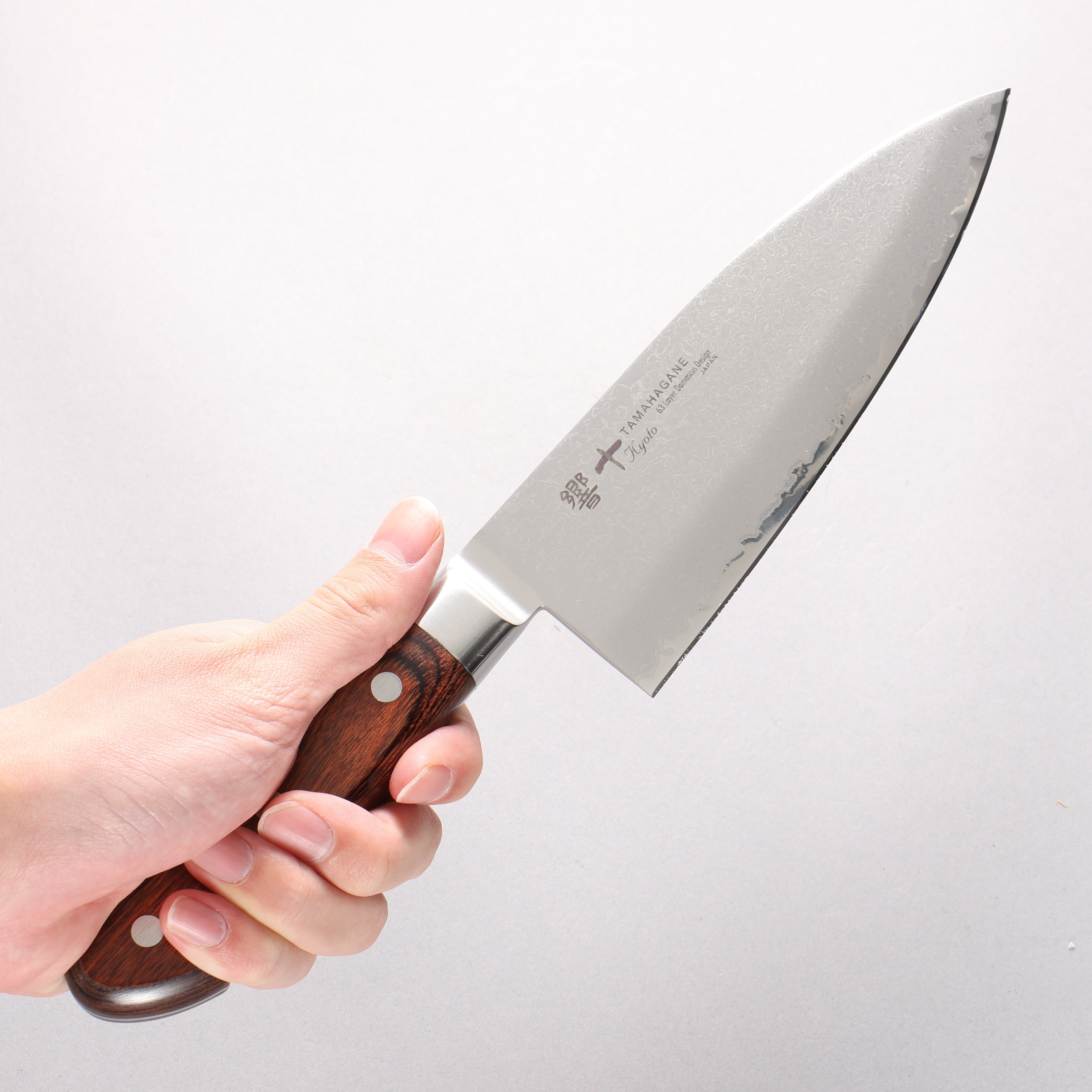 Tamahagane Kyoto 63 Layer Damascus Deba 170mm KP-1117 - Japanny - Best Japanese Knife