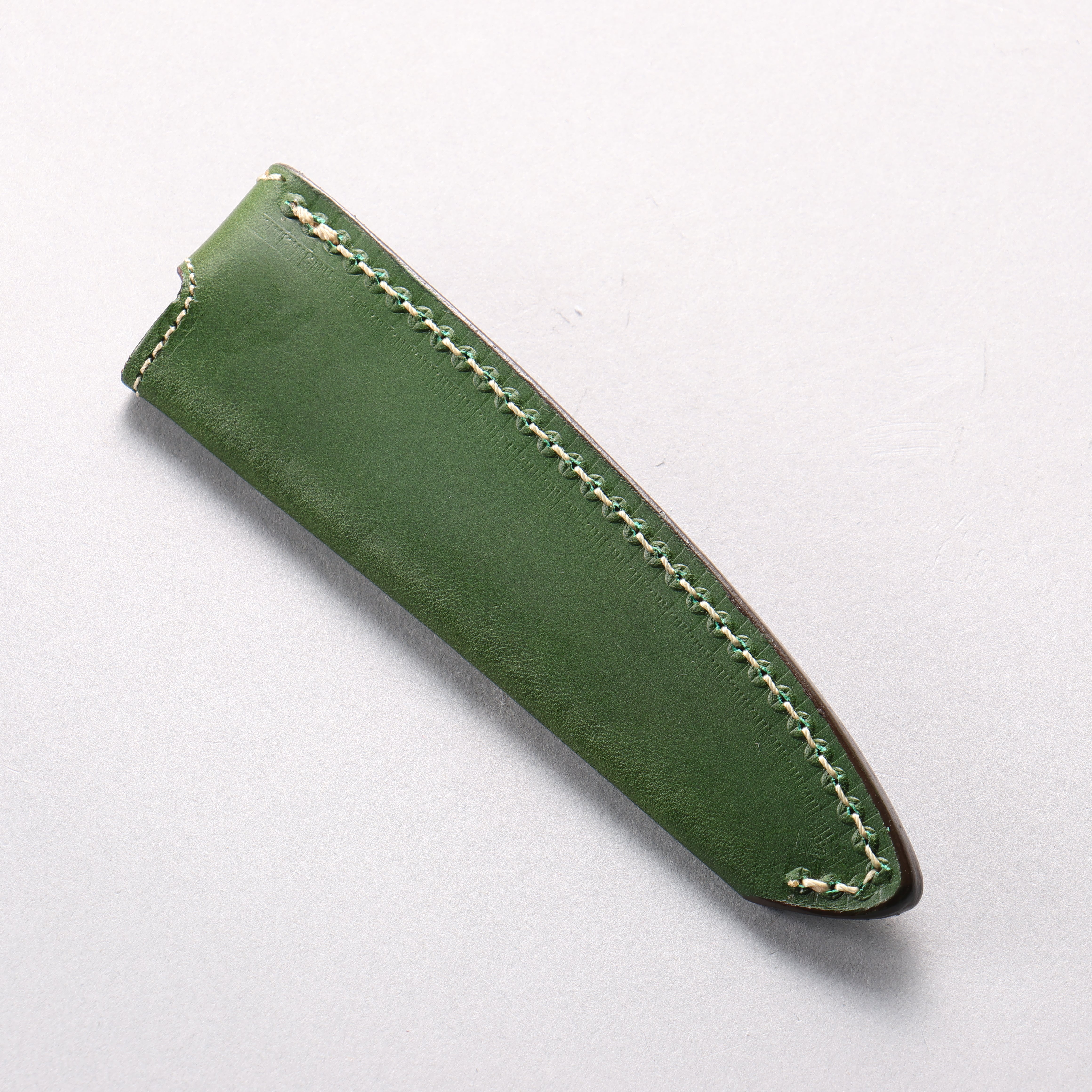 Buttero Green Sheath for 120mm Petty-Utility Leather Sheath - Japanny - Best Japanese Knife