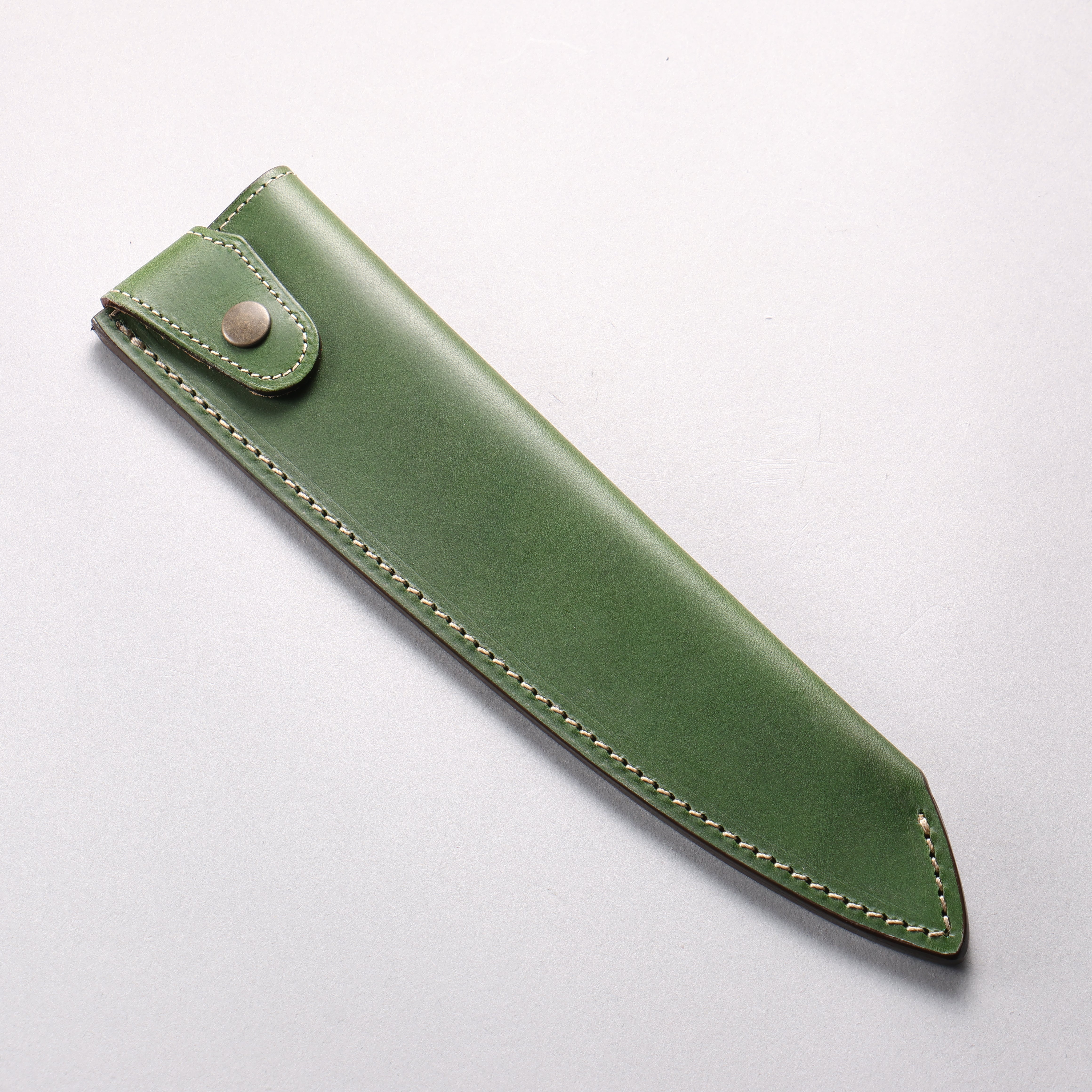 Buttero Green Sheath for 240mm Gyuto Leather Sheath - Japanny - Best Japanese Knife