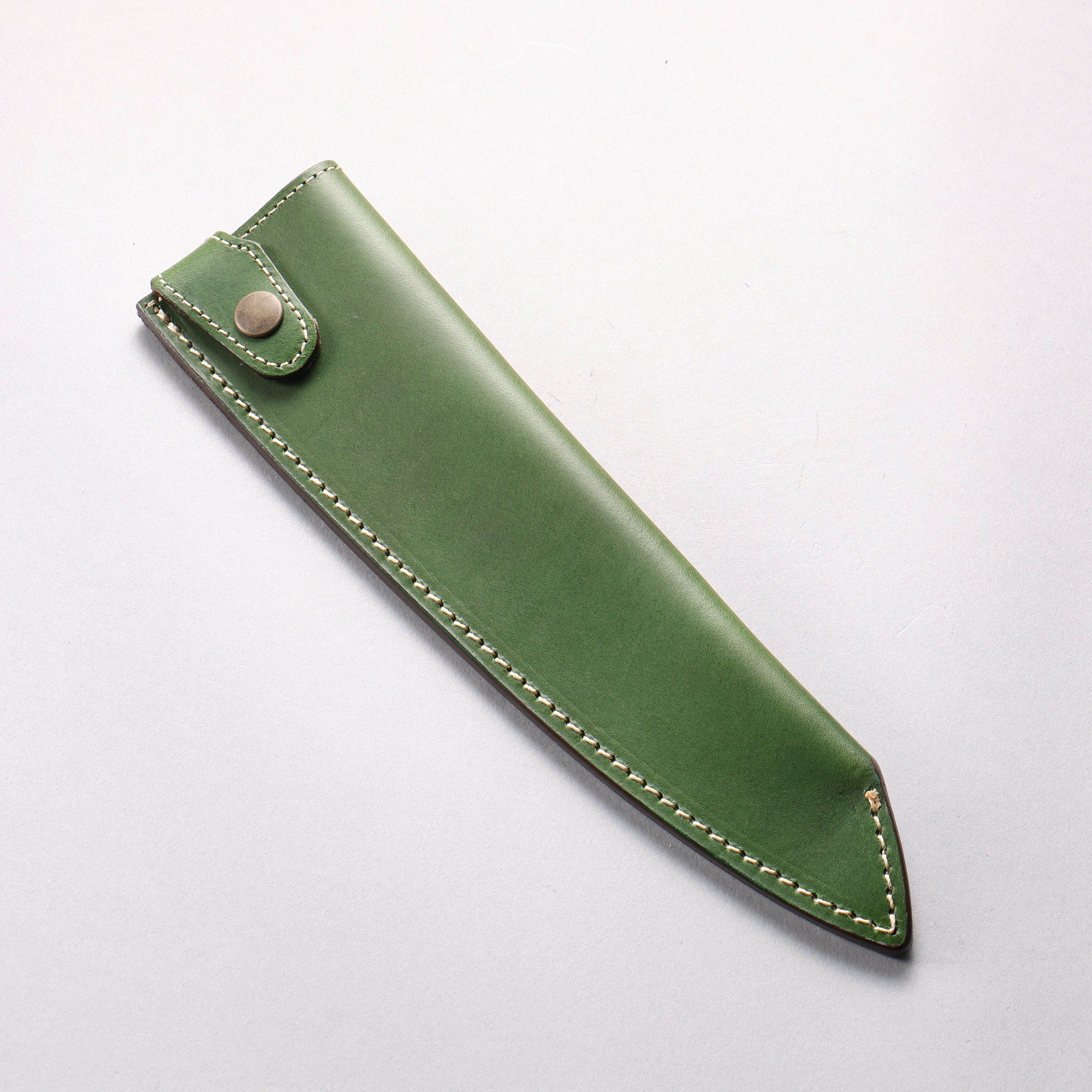 Buttero Green Sheath for 210mm Gyuto Leather Sheath - Japanny - Best Japanese Knife