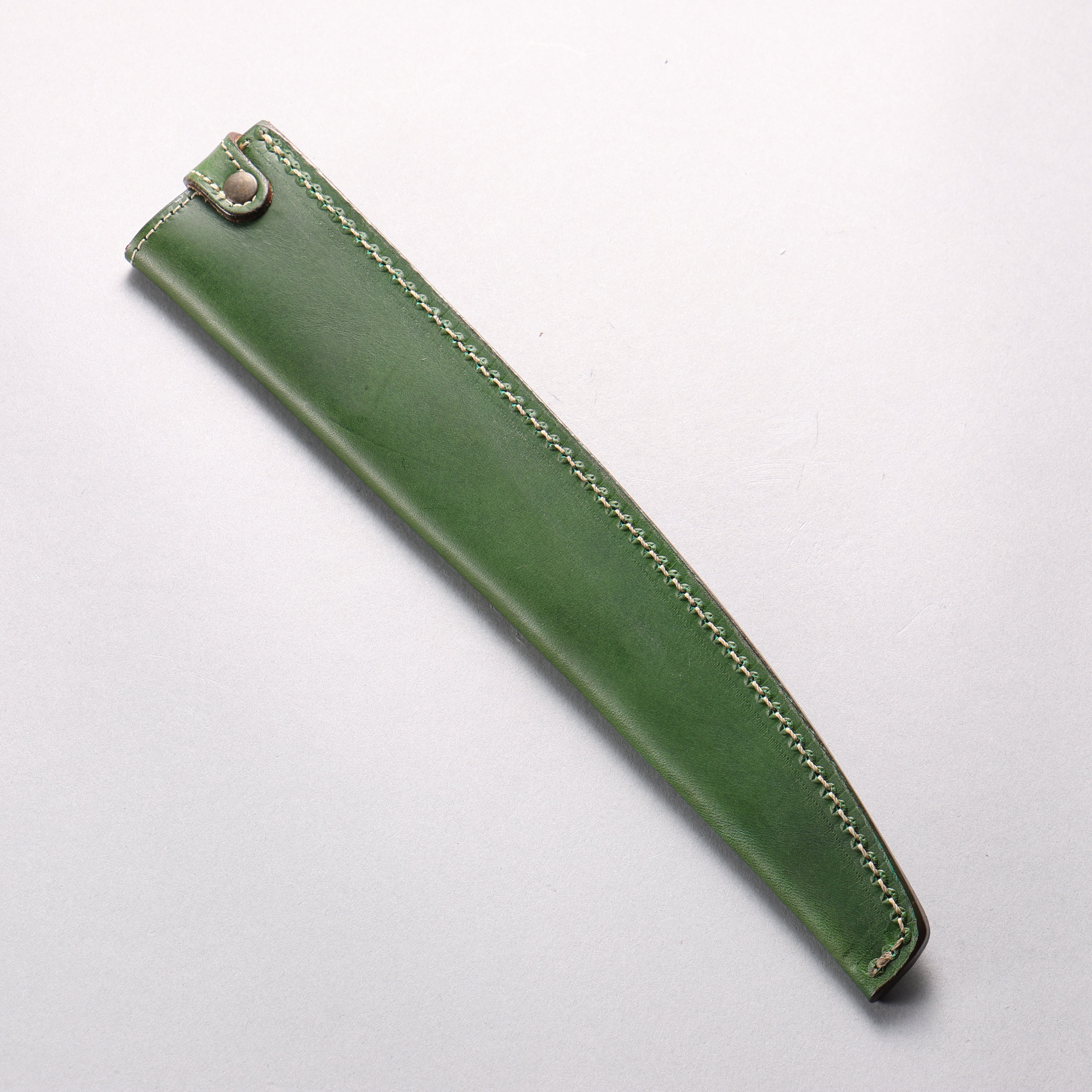 Buttero Green Sheath for 240mm Sujihiki Leather Sheath - Japanny - Best Japanese Knife