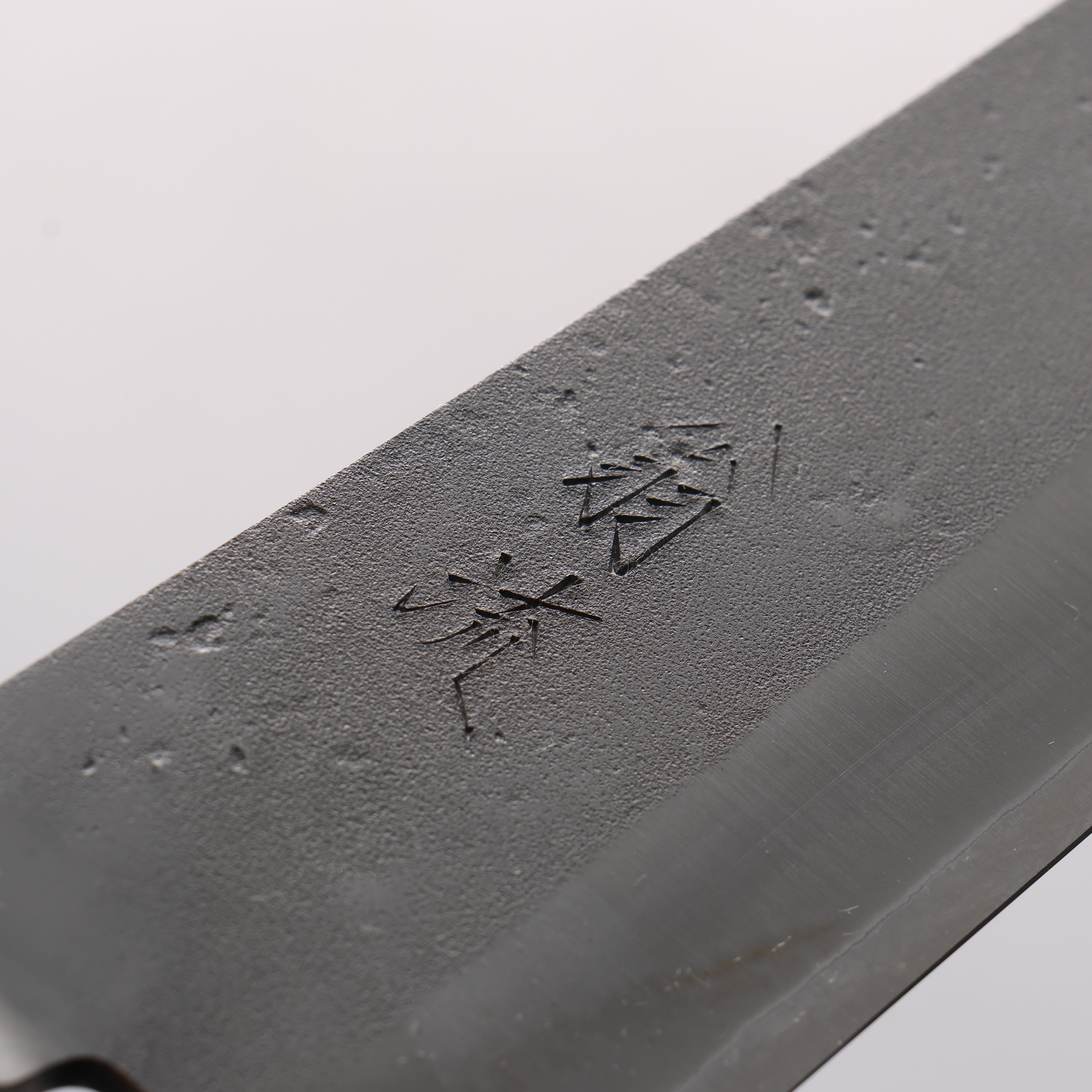 Oul Blue Steel Nashiji Gyuto 210mm Walnut Handle SN-01 - Japanny - Best Japanese Knife