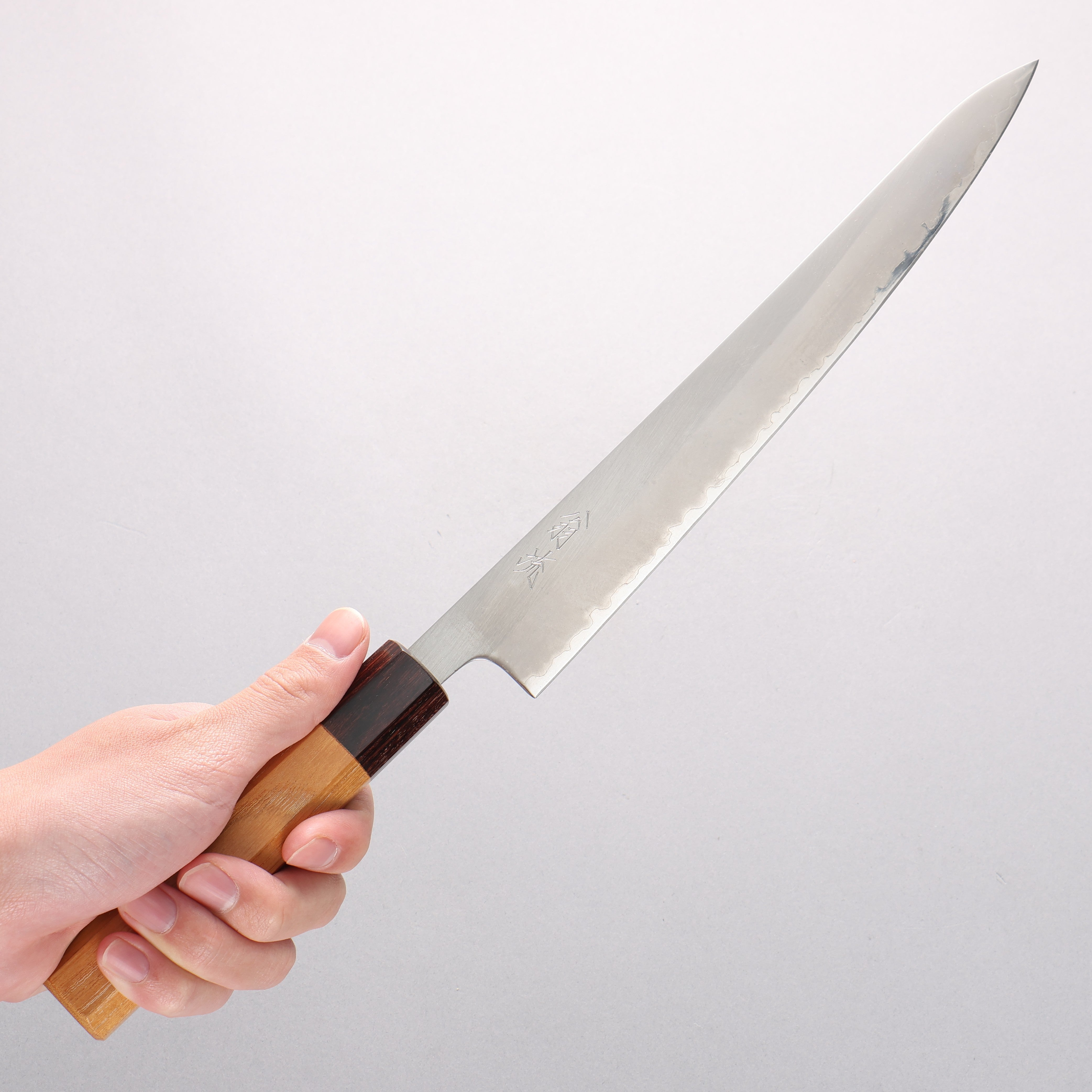 Oul White Steel No.1 Sujihiki 240mm Keyaki (Japanese Elm) Handle - Japanny - Best Japanese Knife