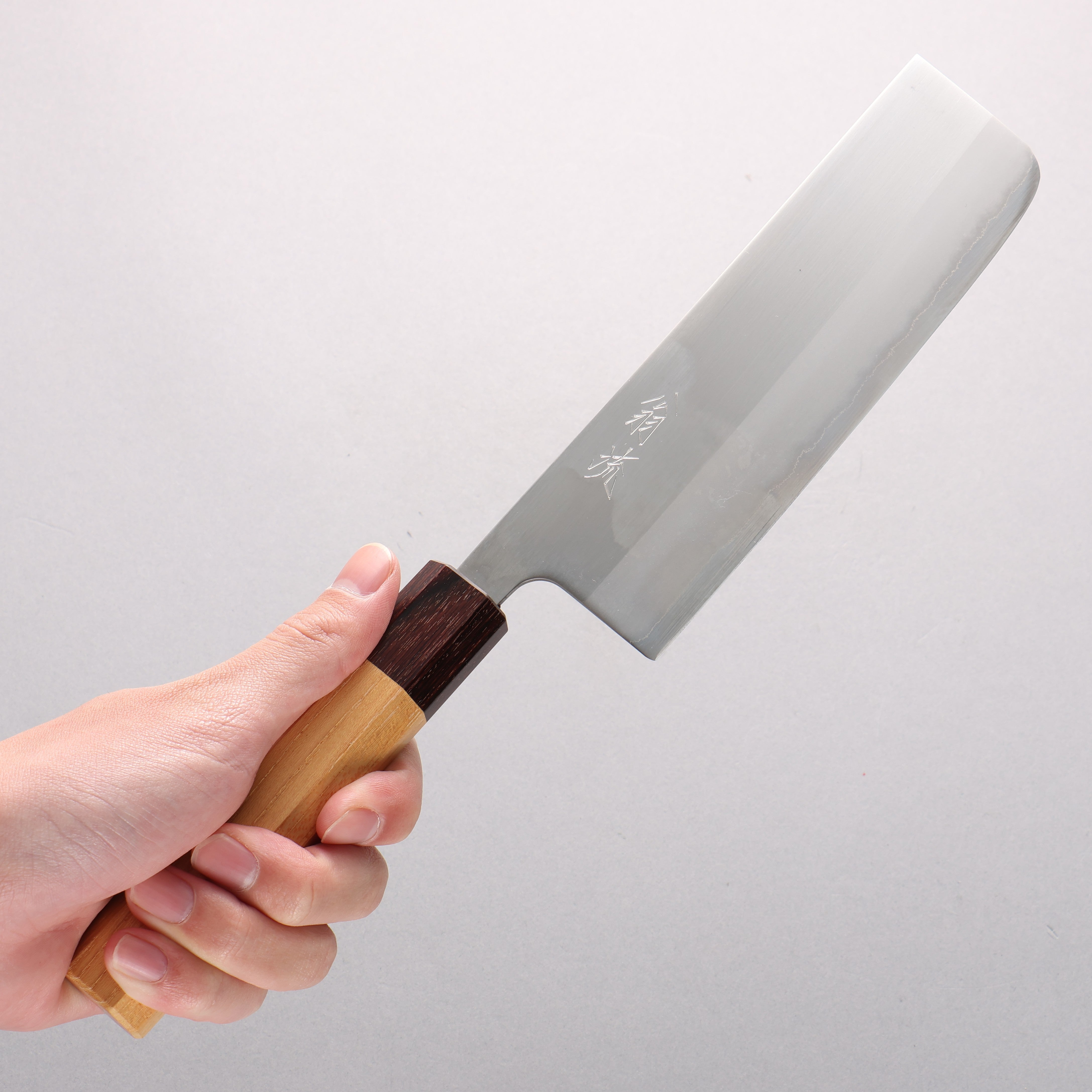 Oul White Steel No.1 Nakiri 165mm Keyaki (Japanese Elm) Handle - Japanny - Best Japanese Knife