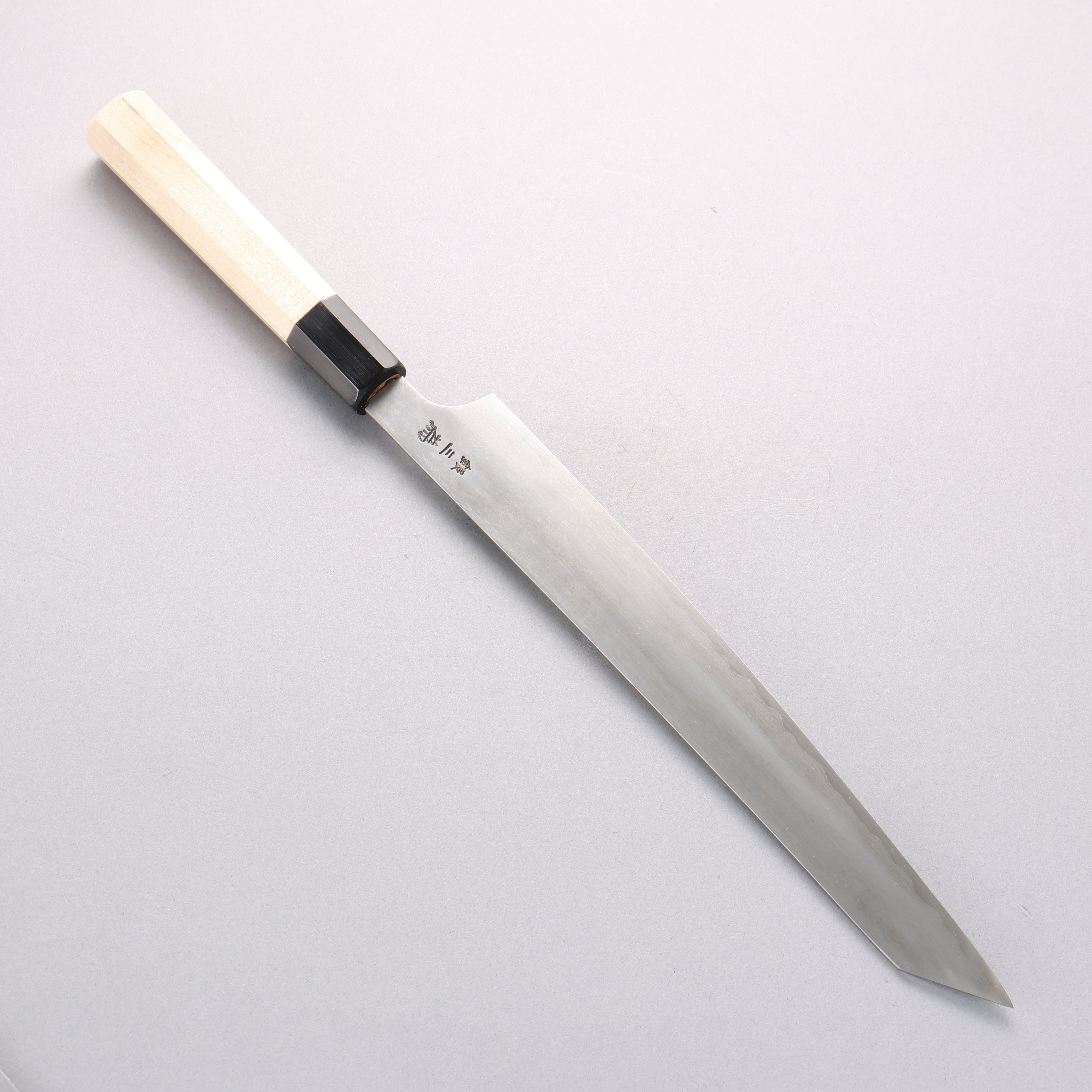 Sakai Takayuki Silver Steel No.3 Damascus Kengata Yanagiba 270mm - Japanny - Best Japanese Knife